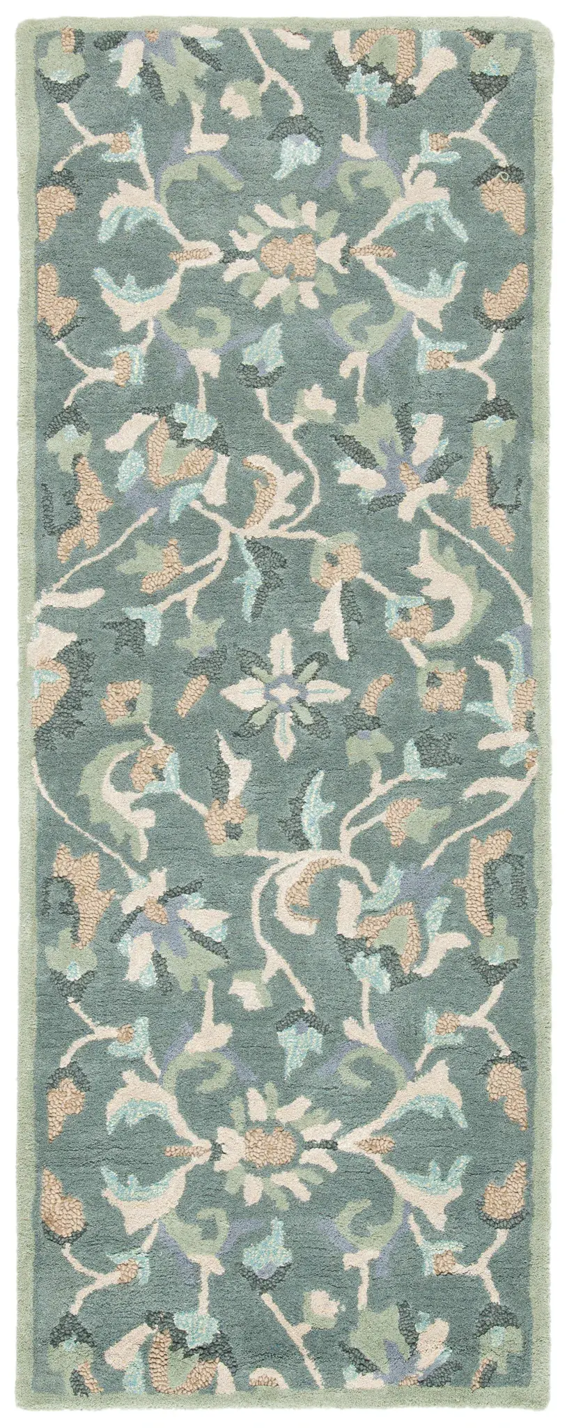 Jardin Scrolling Floral Hand-Tufted Wool Rug
