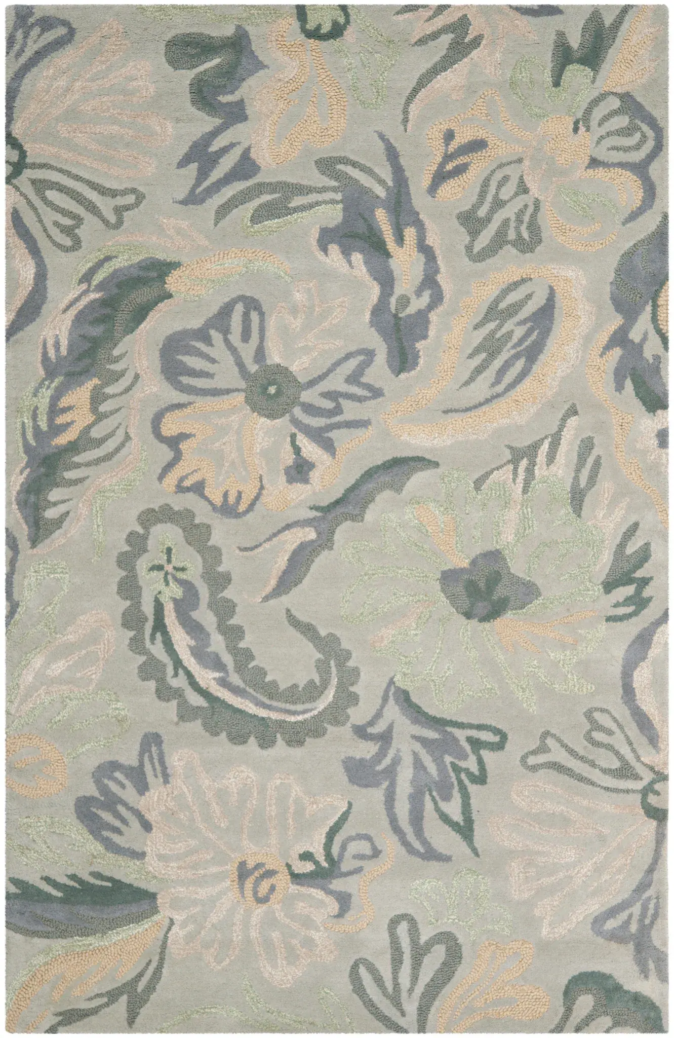 Jardin Botanical Paisley Hand-Tufted Wool Rug