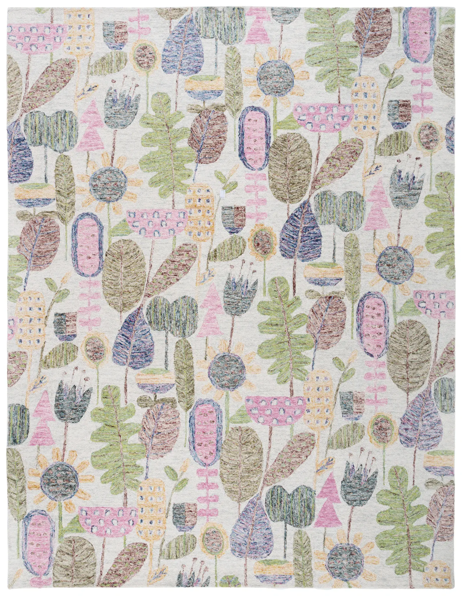Jardin Garden Botanical Hand-Tufted Wool Rug