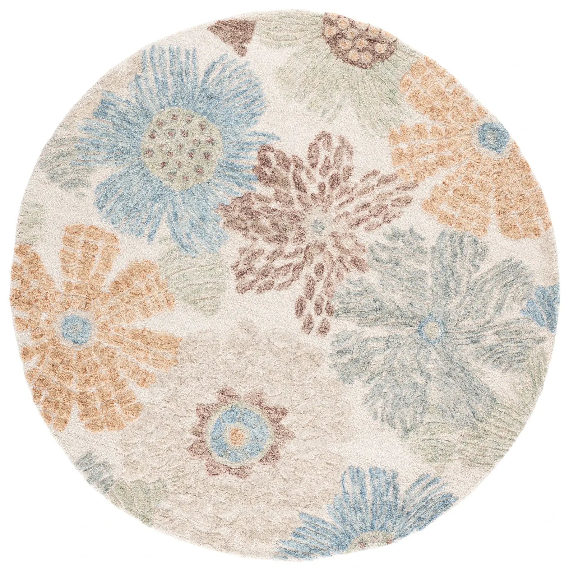 Jardin Daisy Floral Hand-Tufted Wool Rug