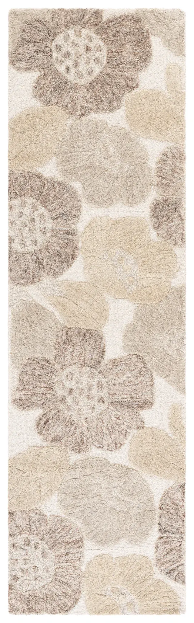 Jardin Retro Floral Hand-Tufted Wool Rug