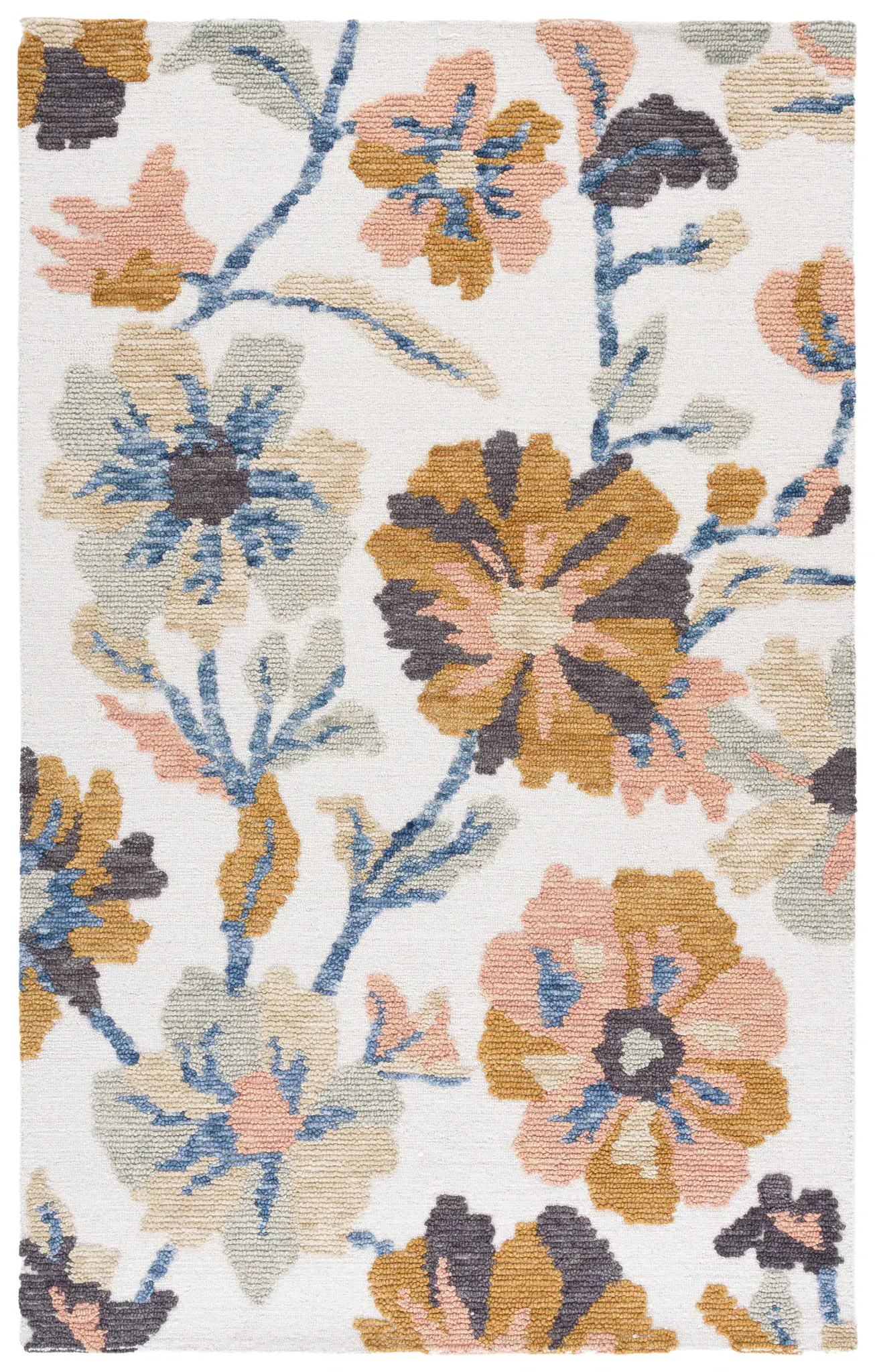 Jardin Transitional Floral Hand-Tufted Wool Rug