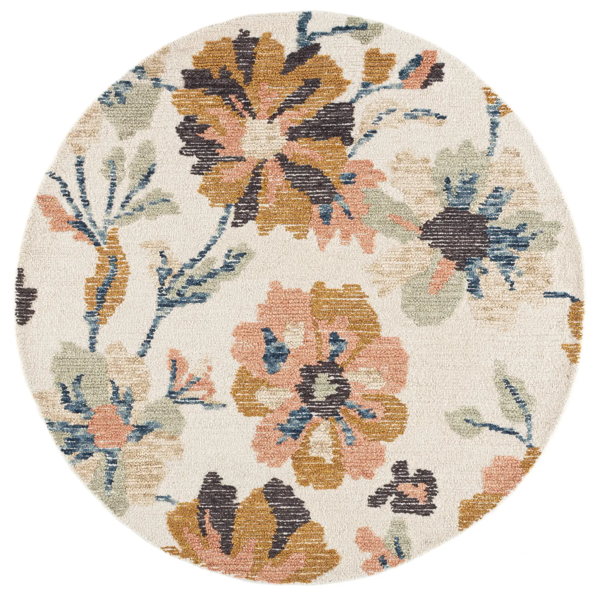 Jardin Transitional Floral Hand-Tufted Wool Rug