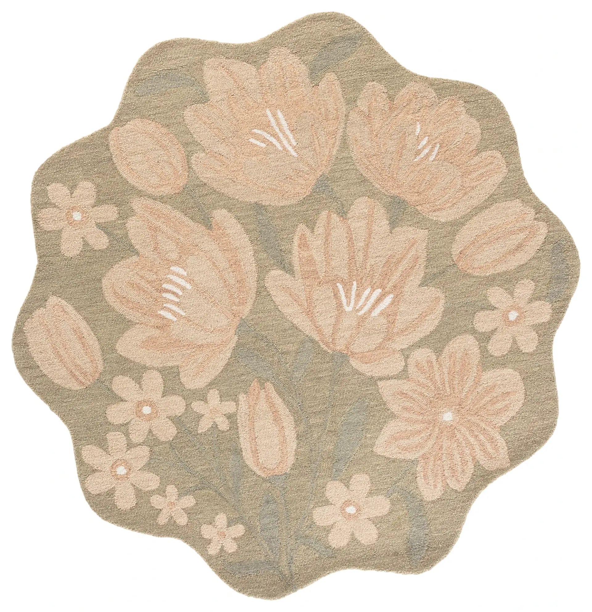 Jardin Botanical Floral Hand-Tufted Wool Rug