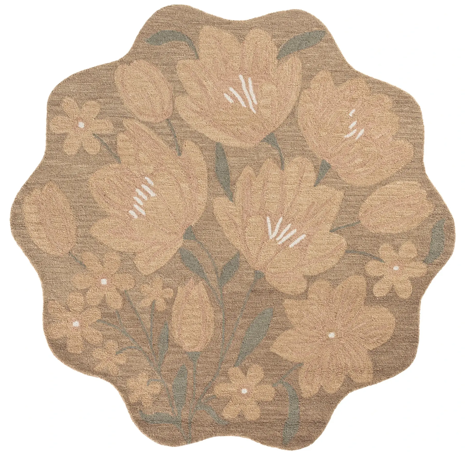 Jardin Botanical Floral Hand-Tufted Wool Rug