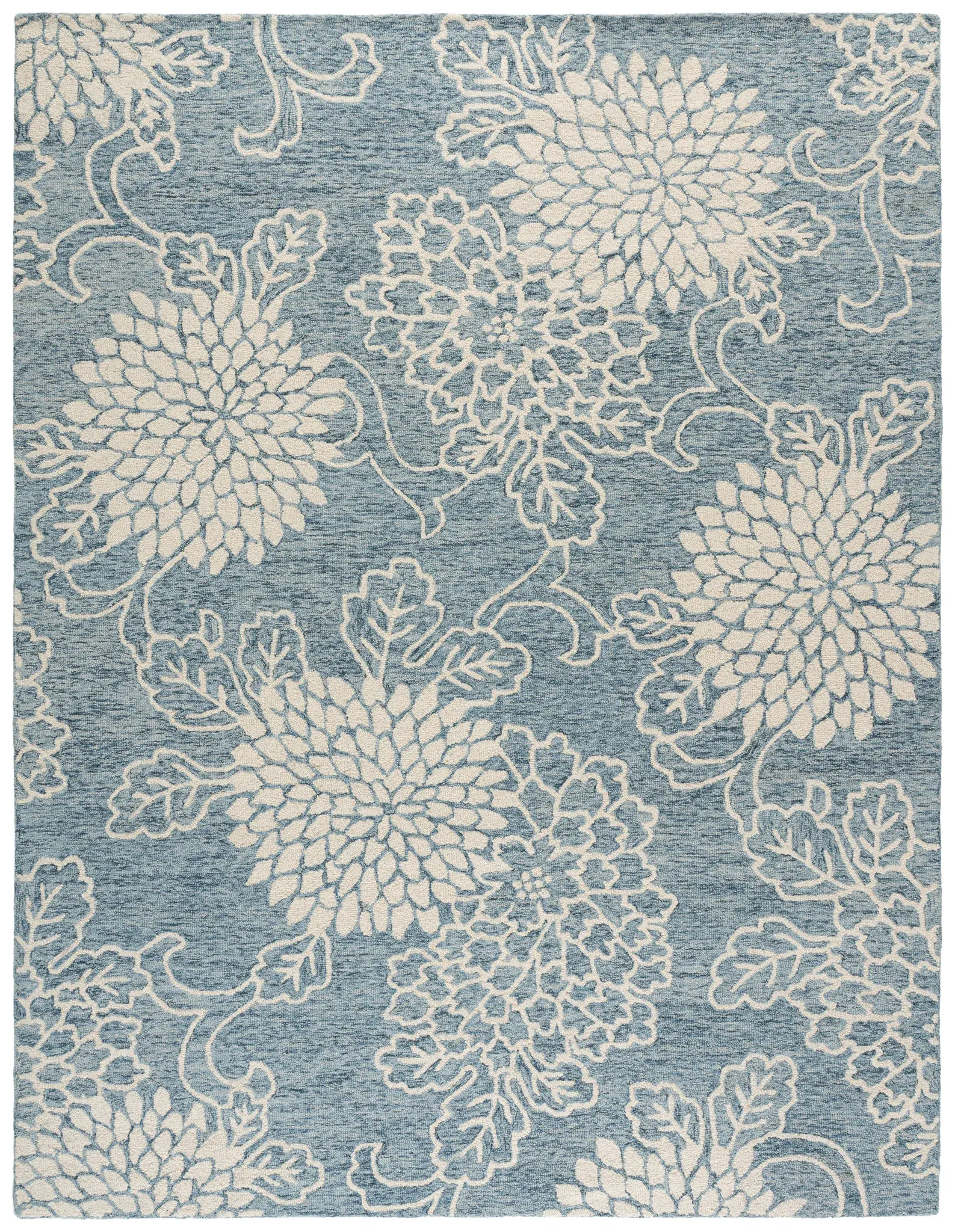 Jardin Large Floral Hand-Tufted Wool Rug