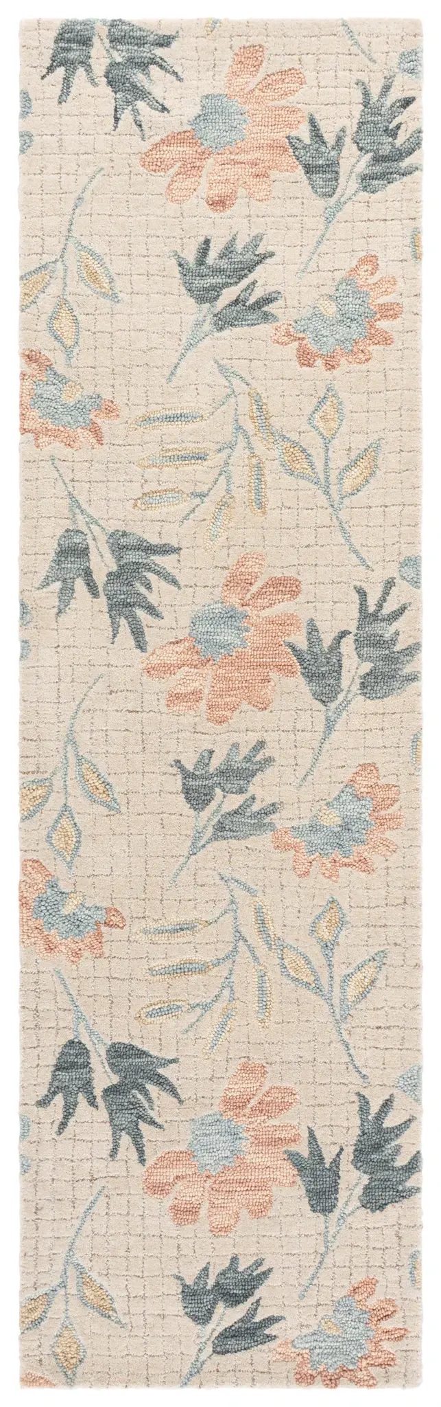 Jardin Floral Grid Hand-Tufted Wool Rug