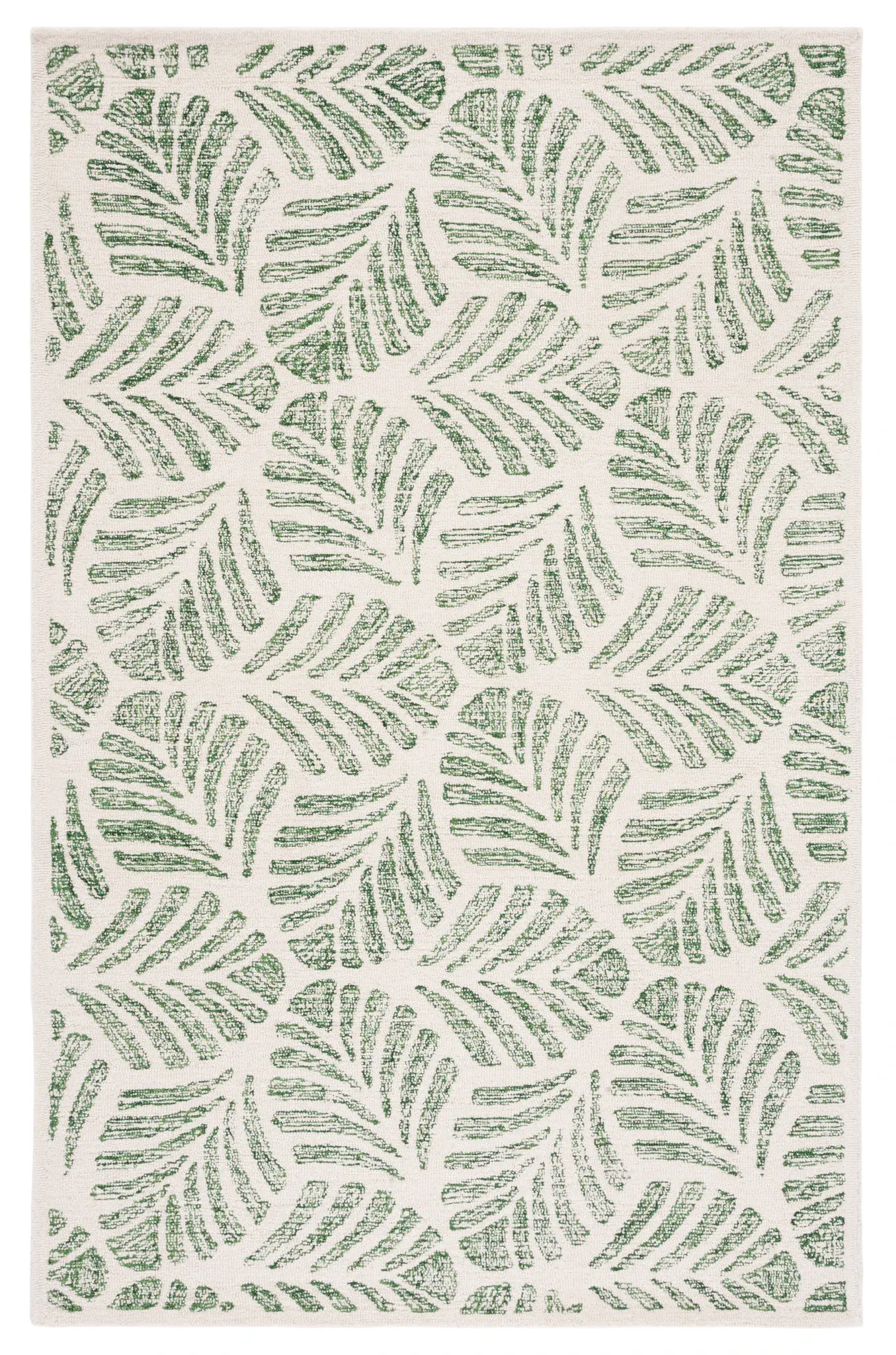 Jardin Tropical Leaf Hand-Tufted Wool Rug