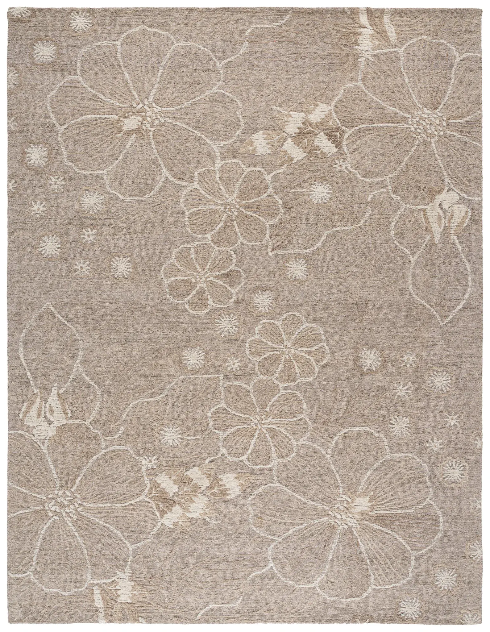 Jardin Outline Floral Hand-Tufted Wool Rug