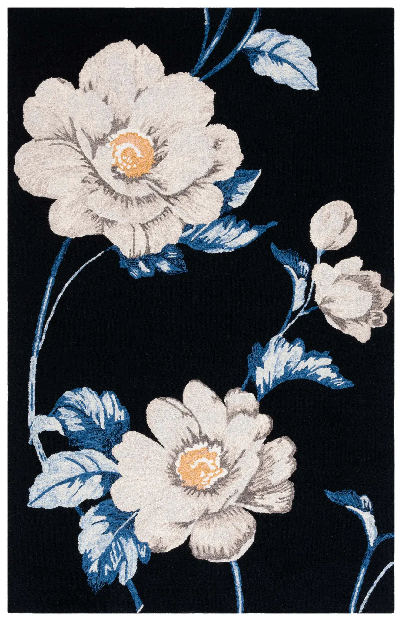 Jardin Floral Branch Hand-Tufted Wool Rug