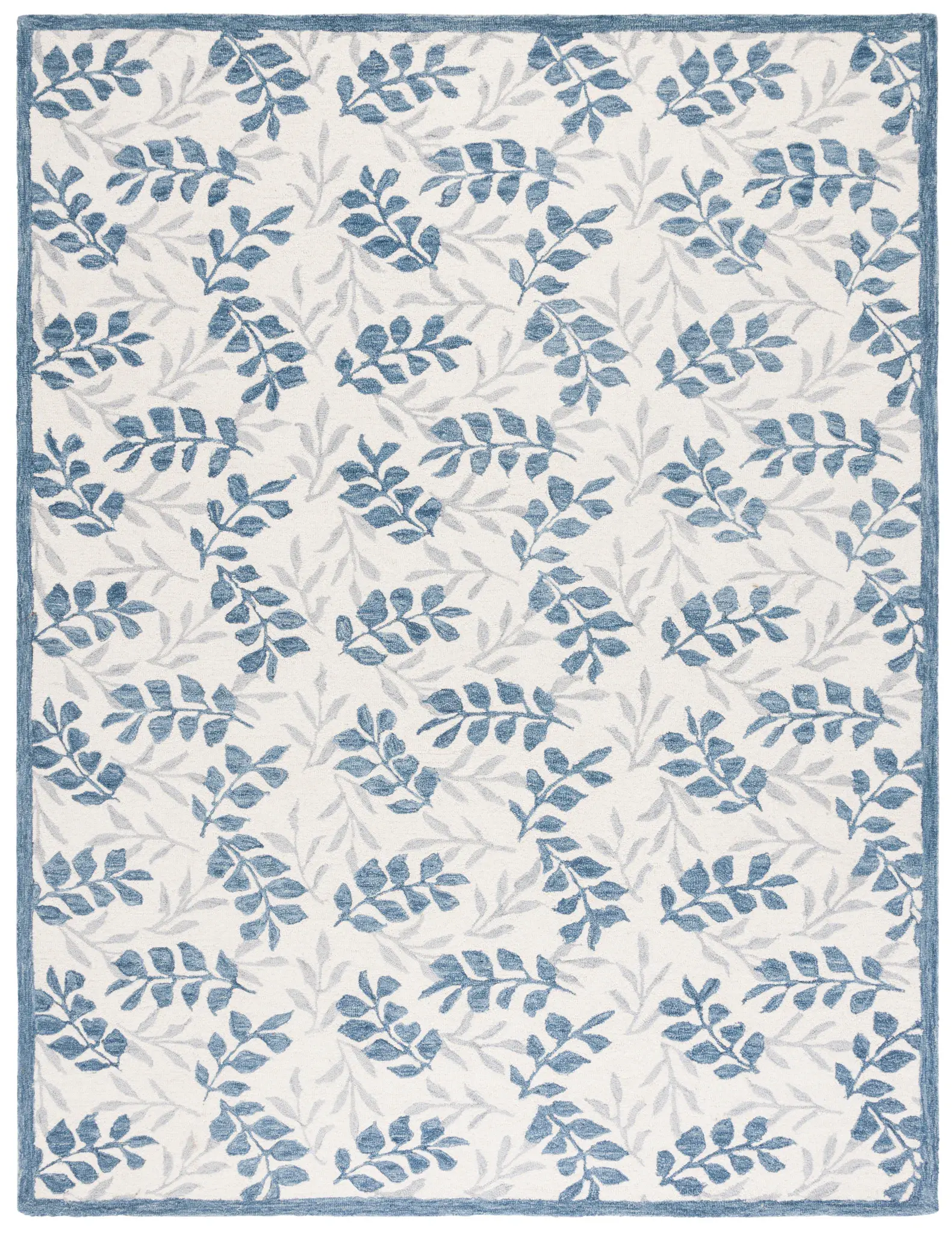 Jardin Botanical Leaf Sprig Hand-Tufted Wool Rug
