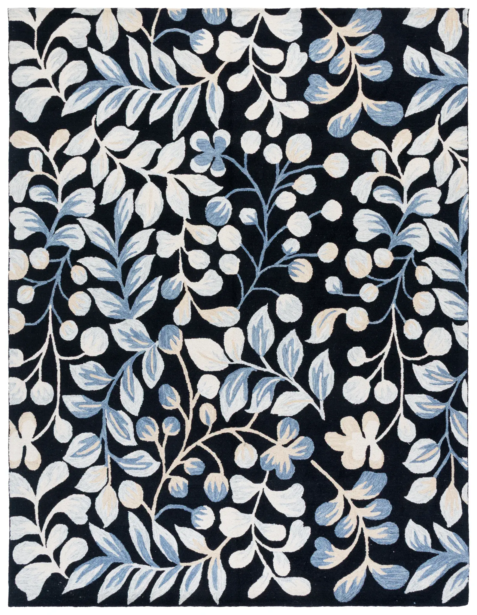 Jardin Leaf And Berry Wool Rug