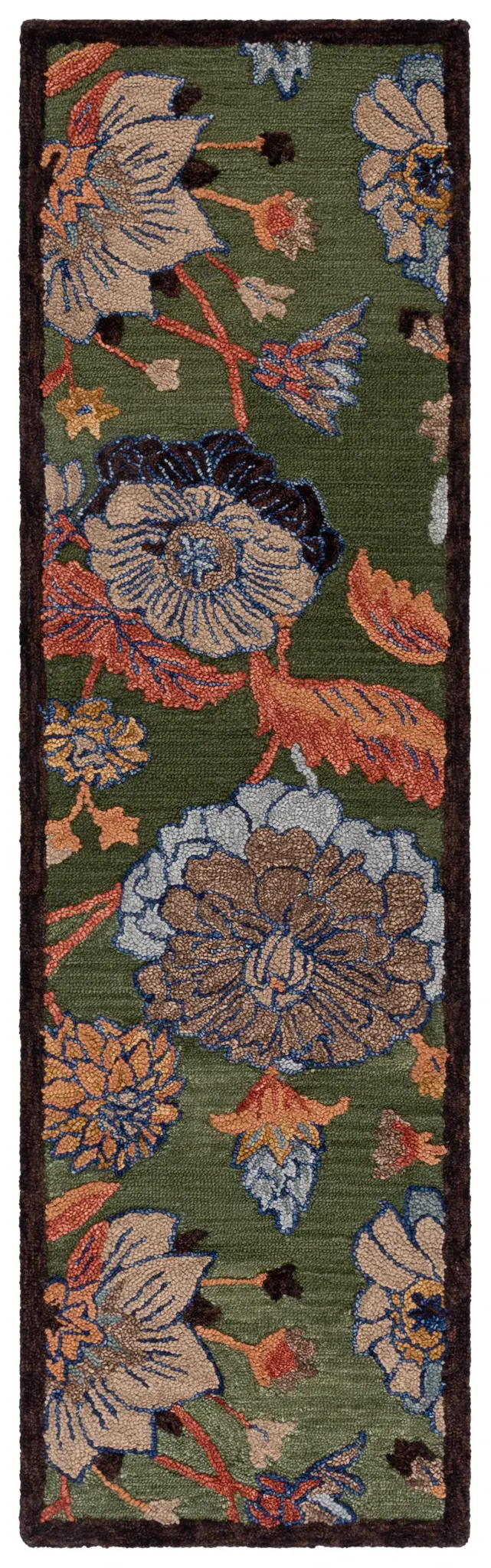 Jardin Floral Bordered Hand-Tufted Wool Rug