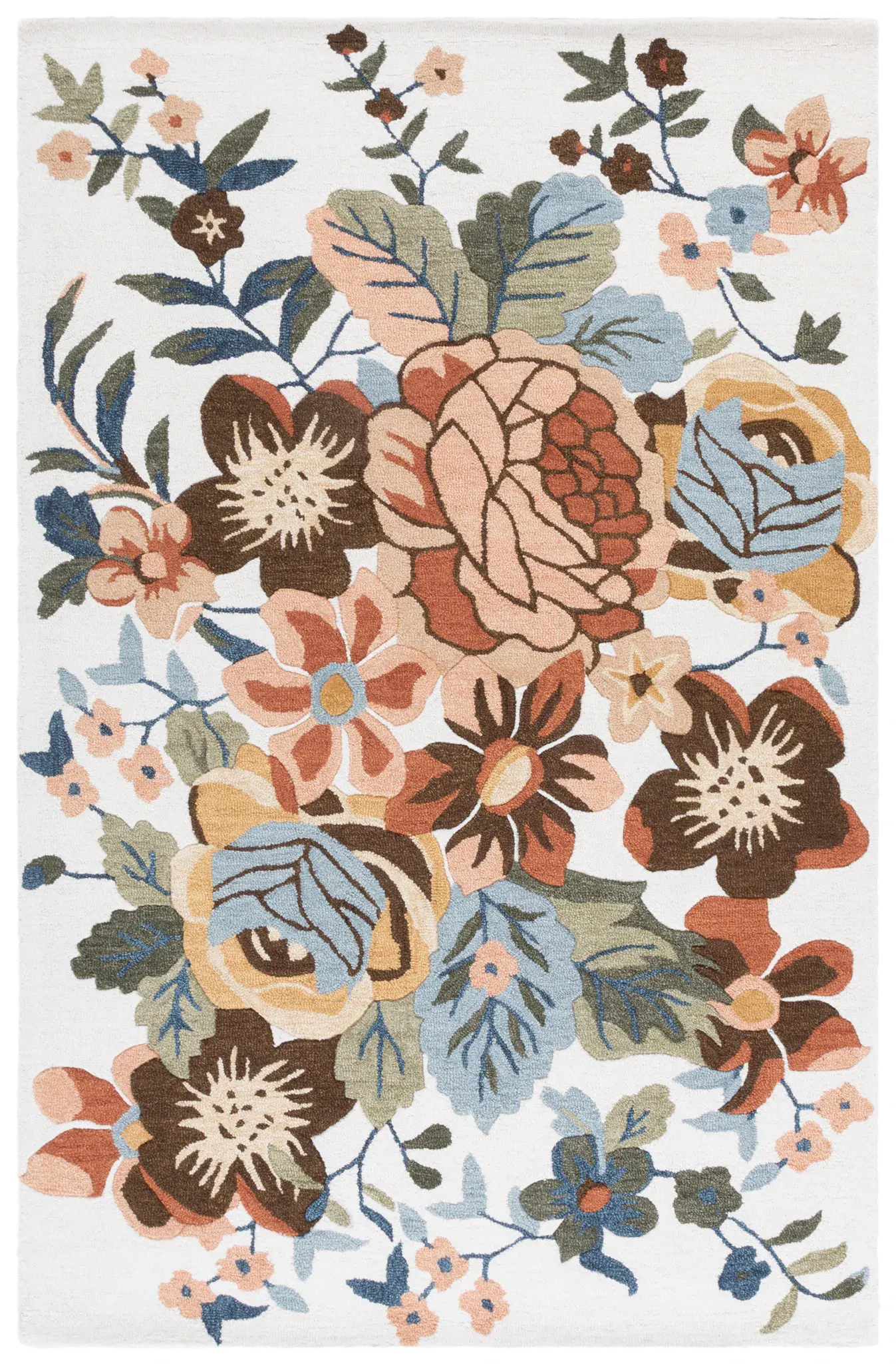 Jardin Wildflower Floral Hand-Tufted Wool Rug