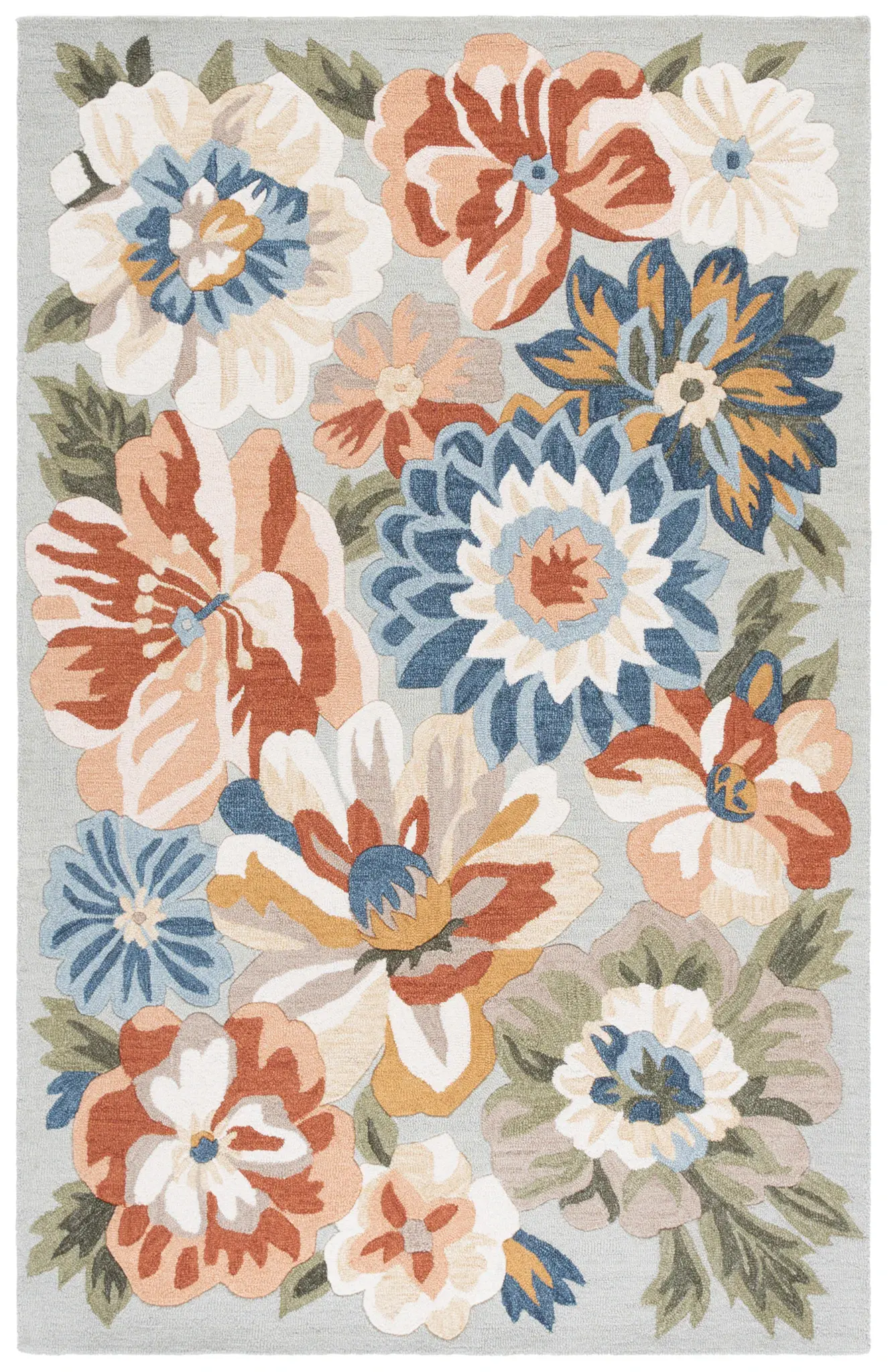 Jardin Packed Floral Hand-Tufted Wool Rug