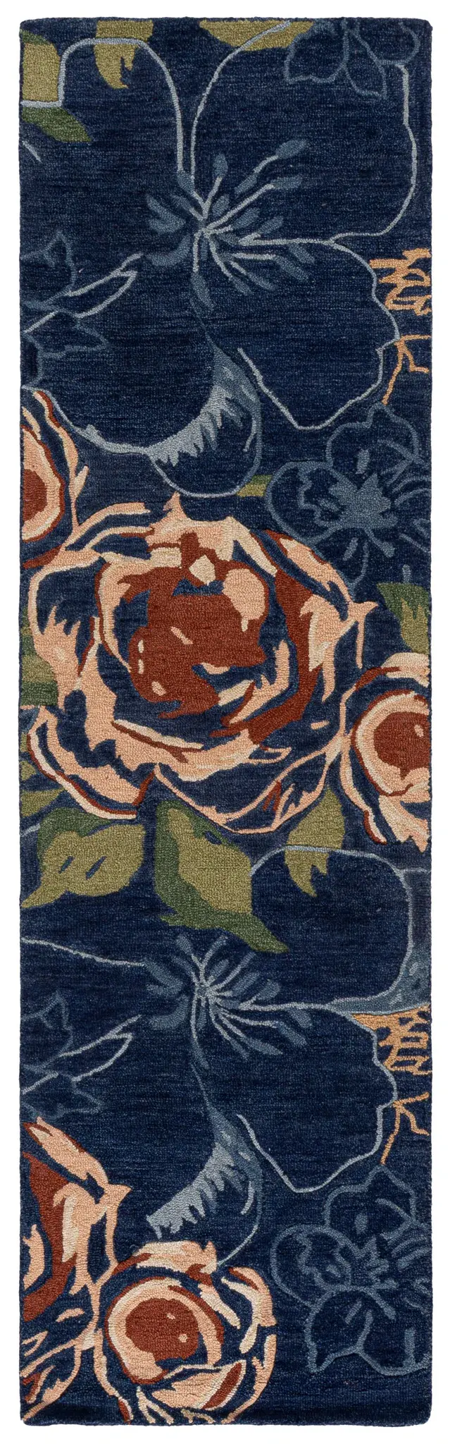 Jardin Modern Rose Hand-Tufted Wool Rug