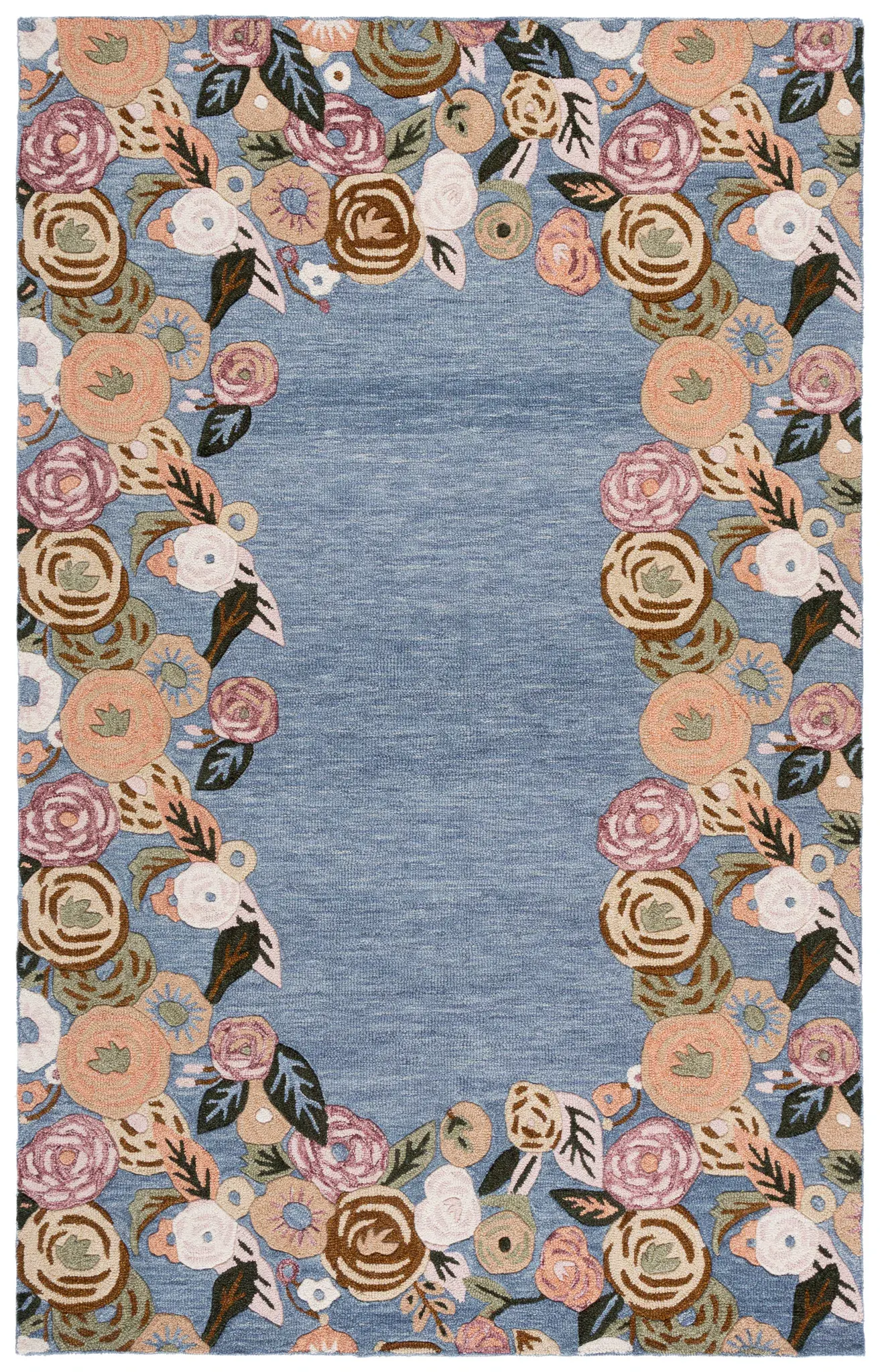 Jardin Open Field Floral Hand-Tufted Wool Rug