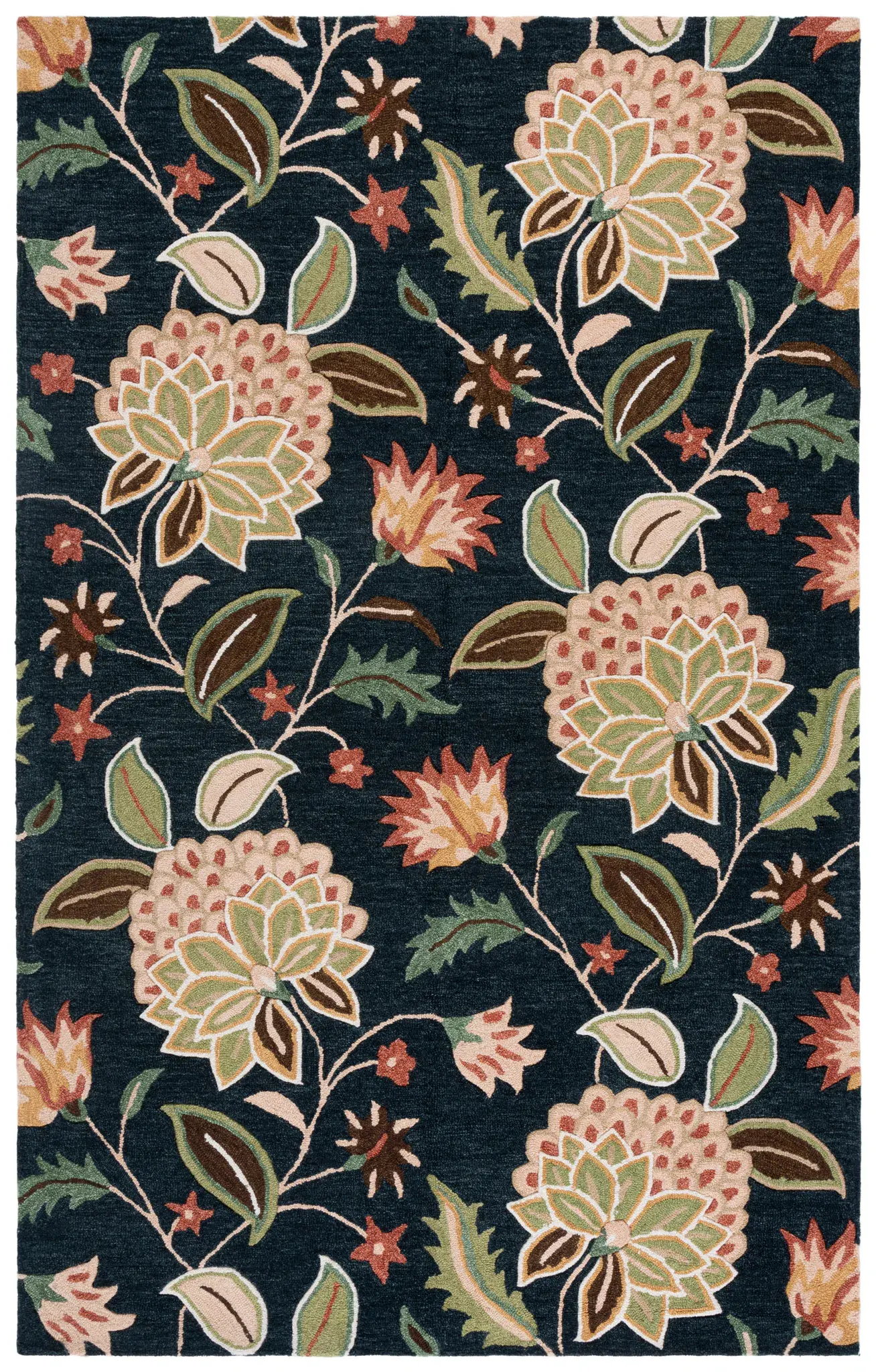 Jardin Jacobean Floral Hand-Tufted Wool Rug