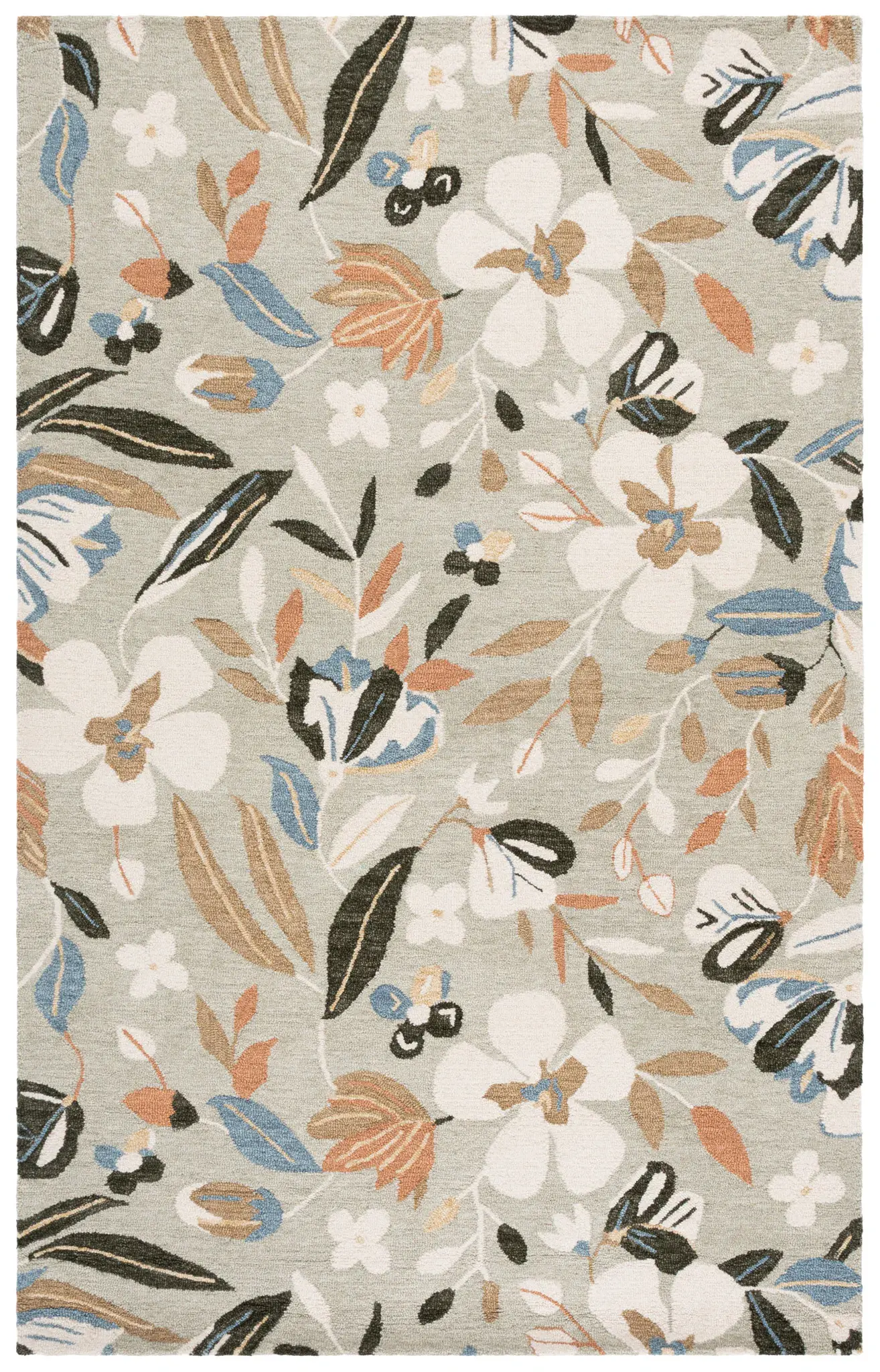 Jardin Botanical Floral Hand-Tufted Wool Rug