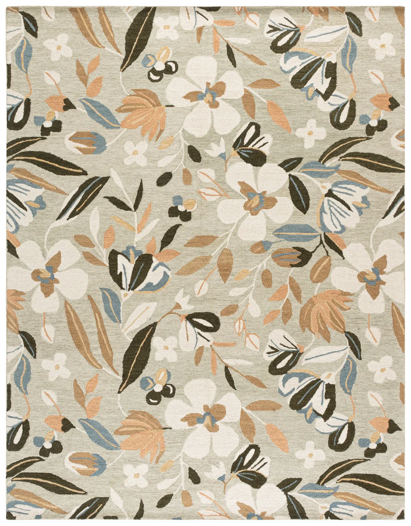Jardin Botanical Floral Hand-Tufted Wool Rug