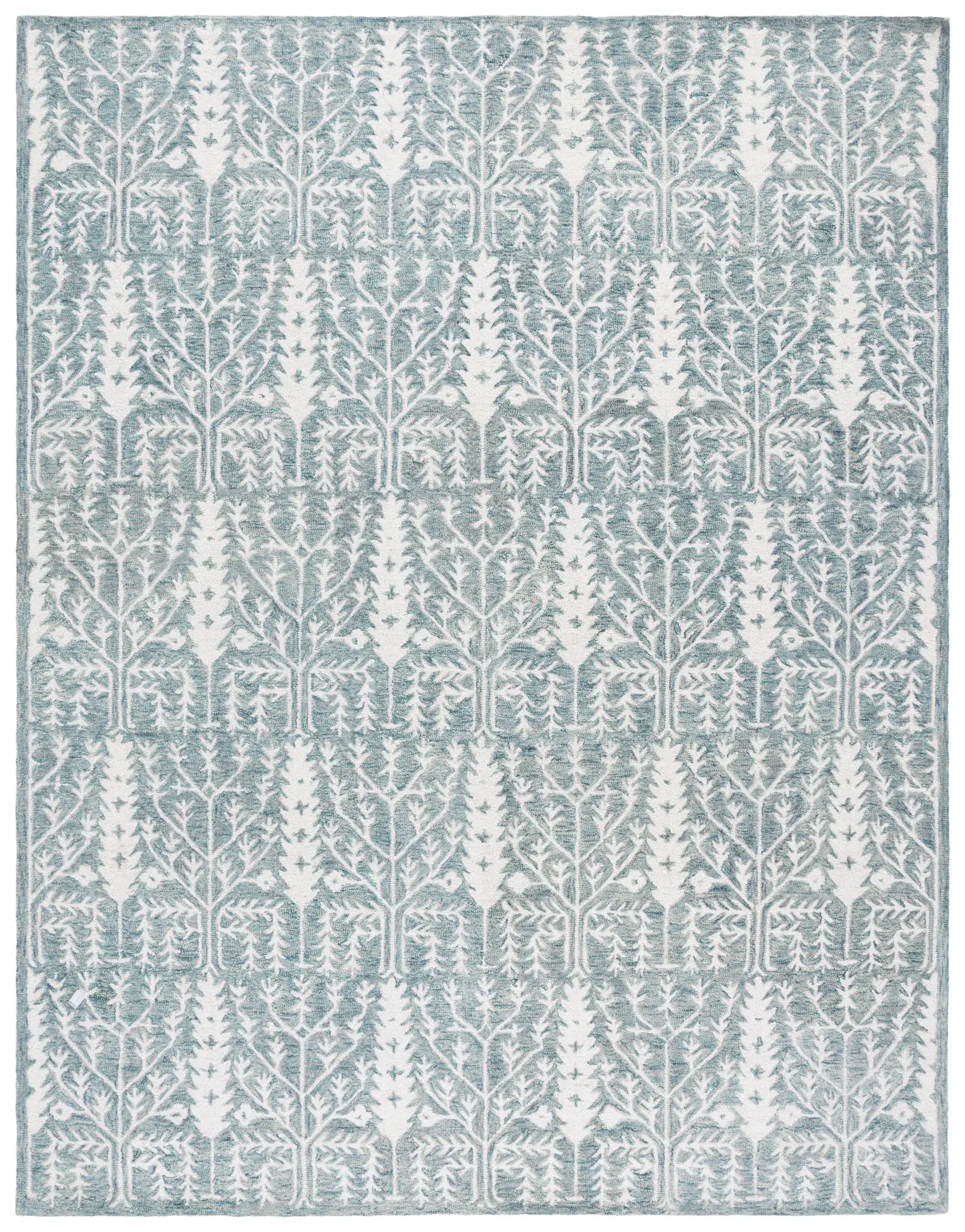 Jardin Botanical Grid Hand-Tufted Wool Rug