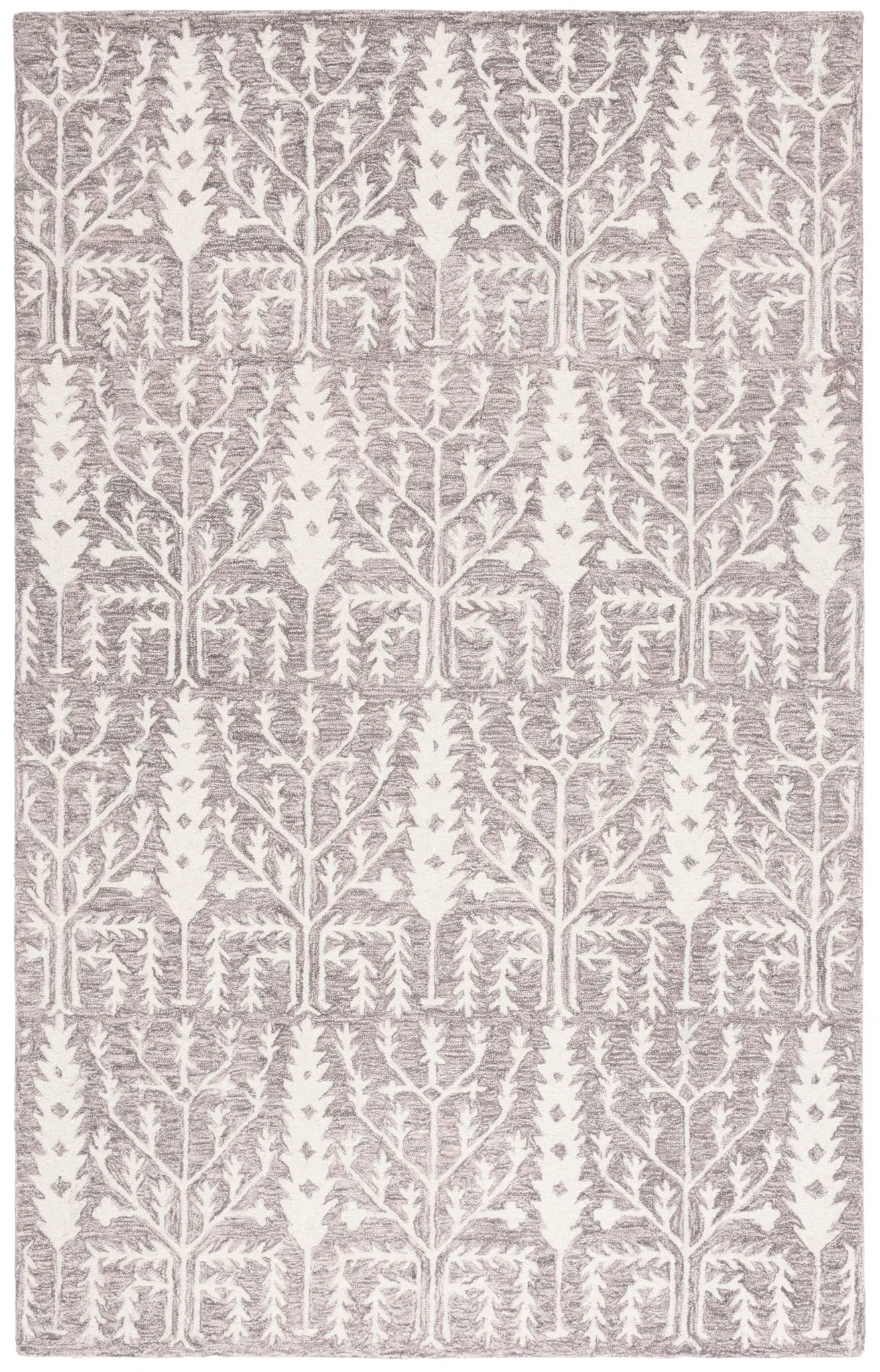 Jardin Botanical Grid Hand-Tufted Wool Rug