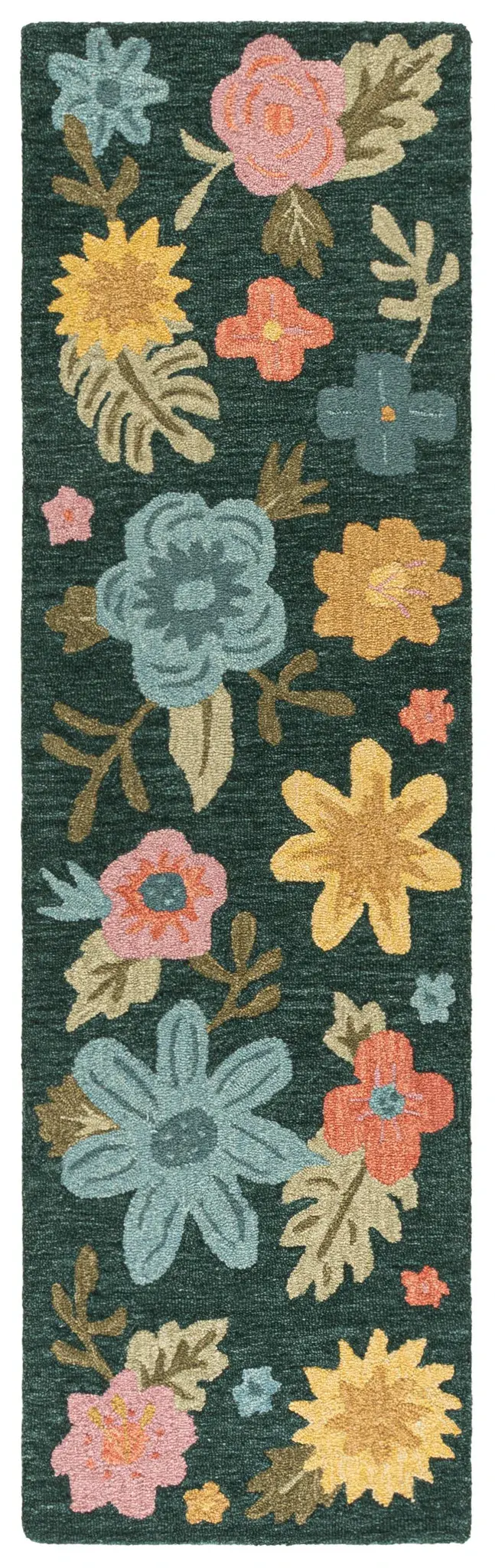 Jardin Folk Floral Hand-Tufted Wool Rug