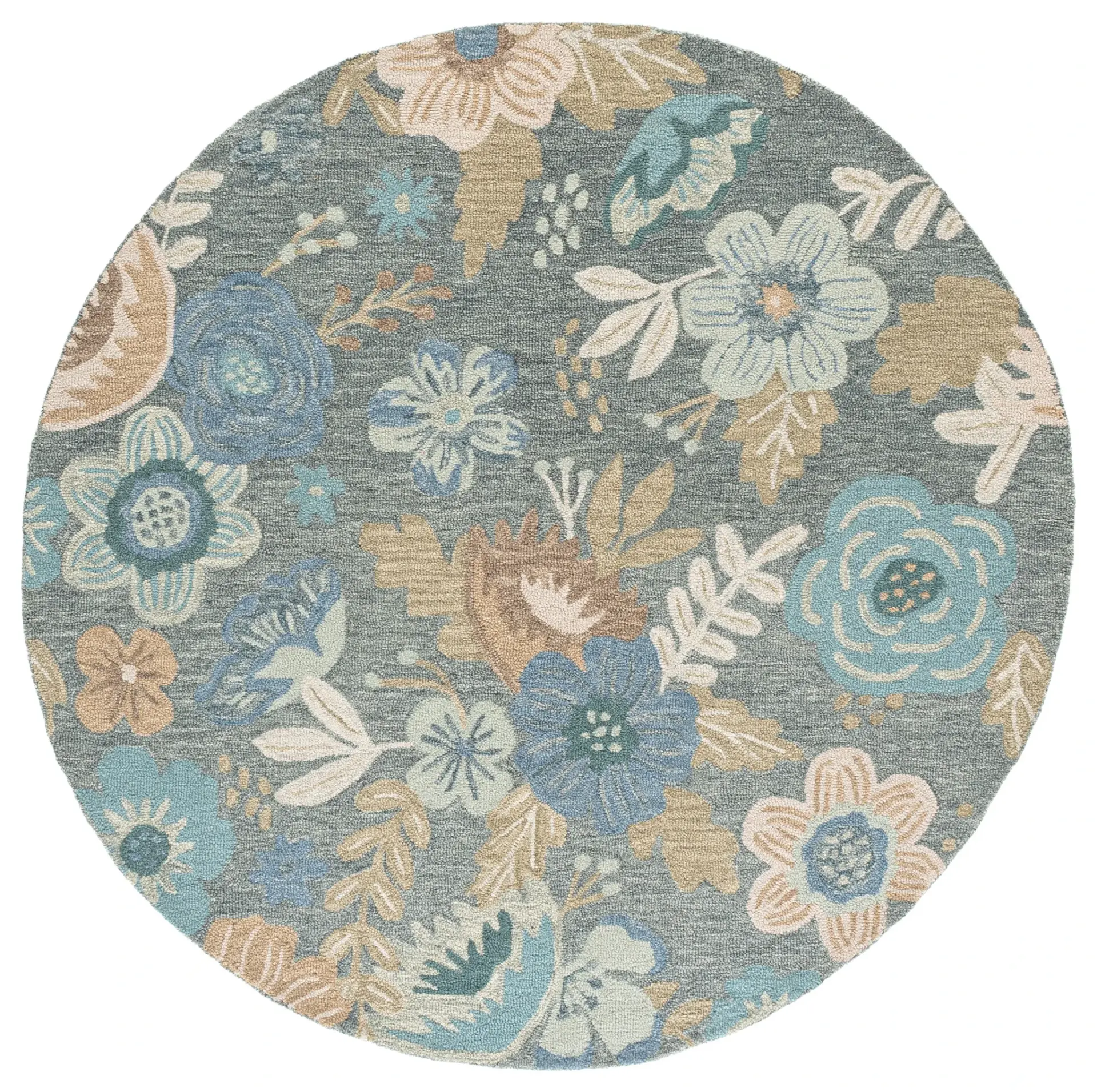 Jardin Botanical Floral Hand-Tufted Wool Rug