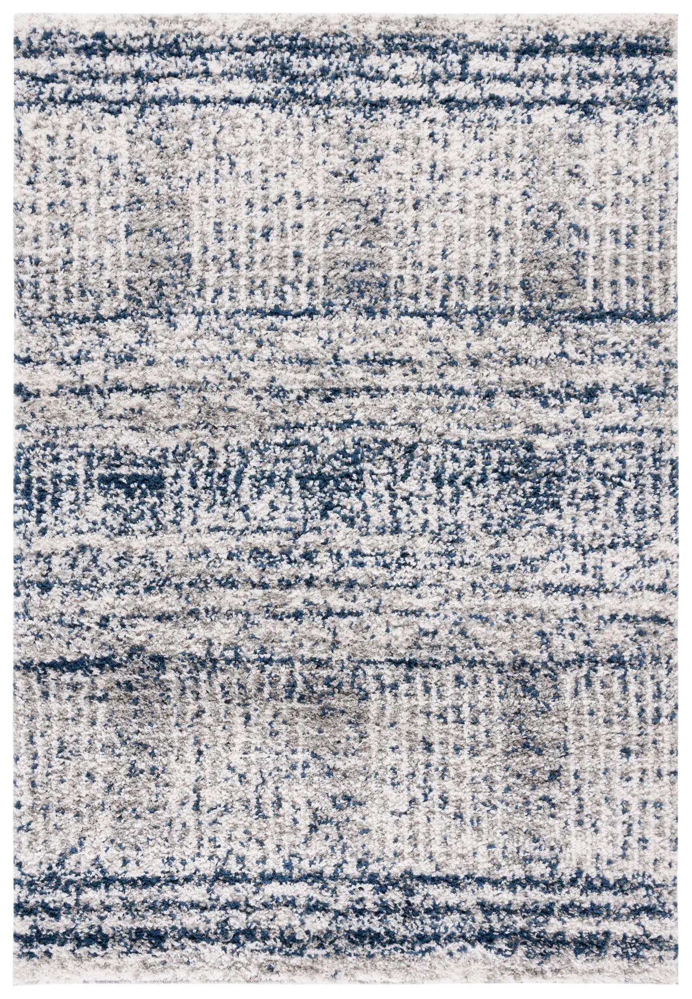 Jericho Striped Shag Rug