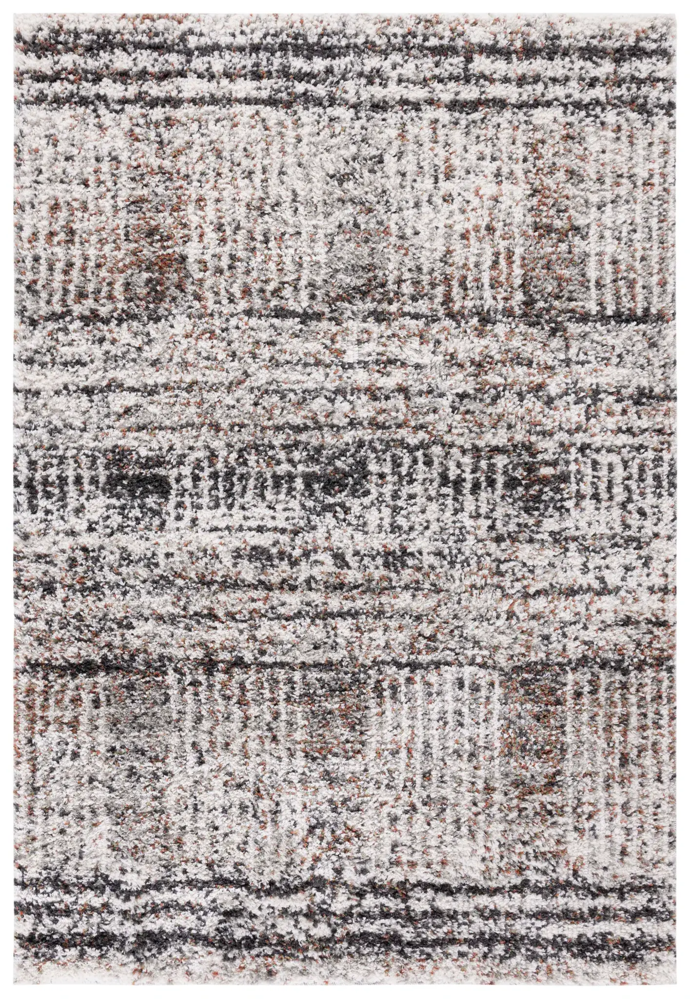 Jericho Striped Shag Rug