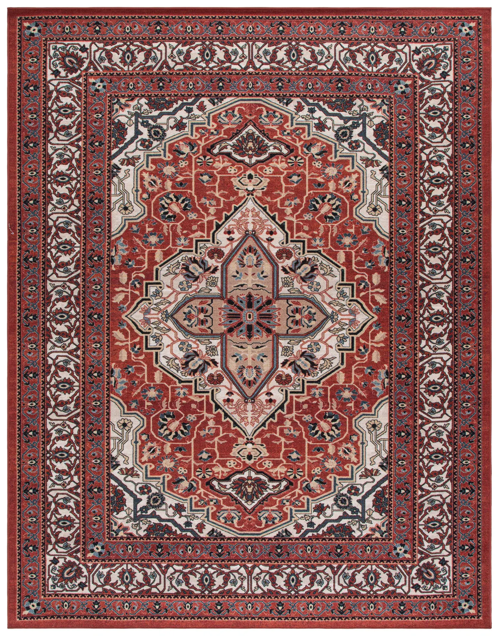 Journey Medallion Washable Rug
