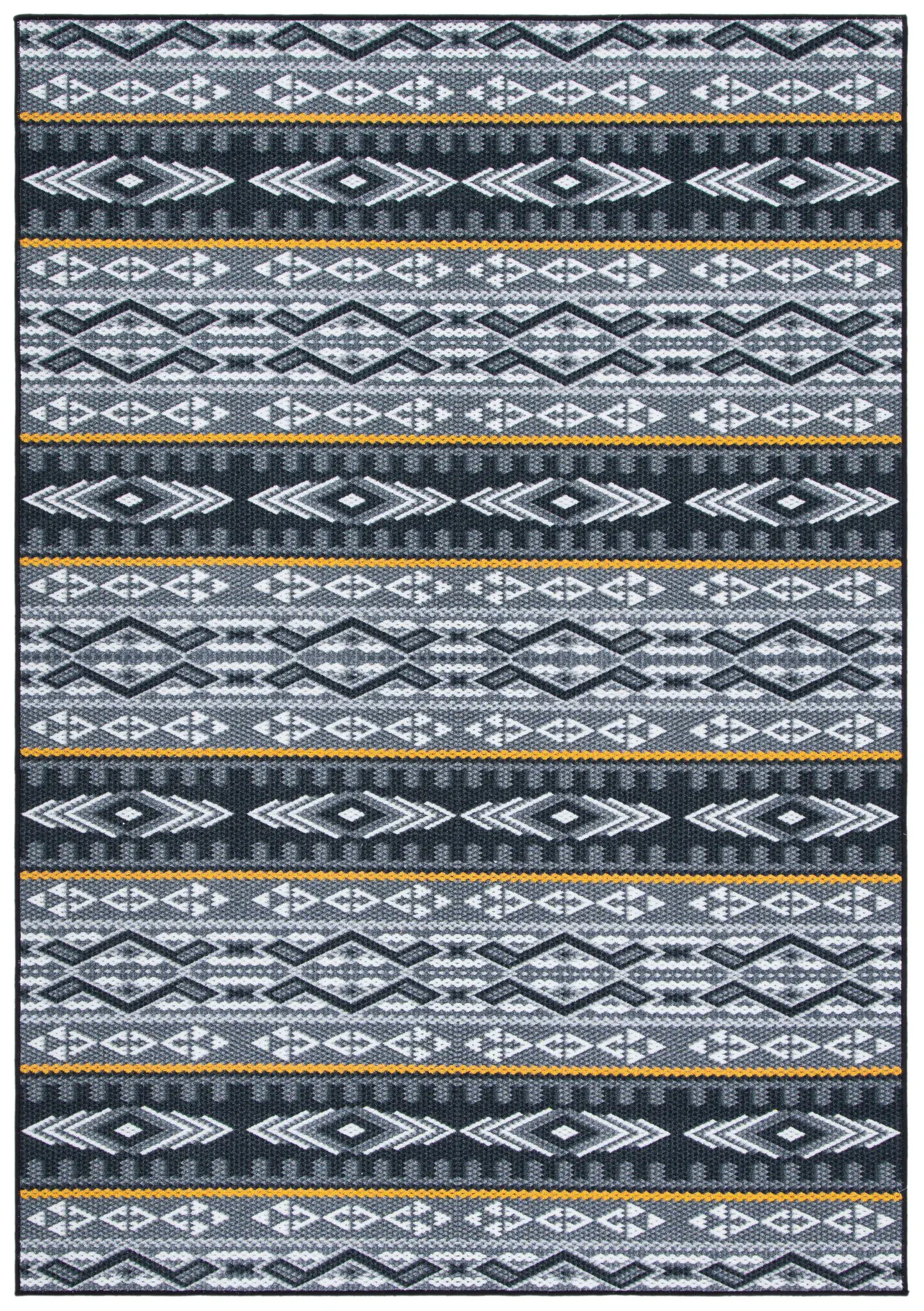 Journey Southwestern Stripe Washable Rug