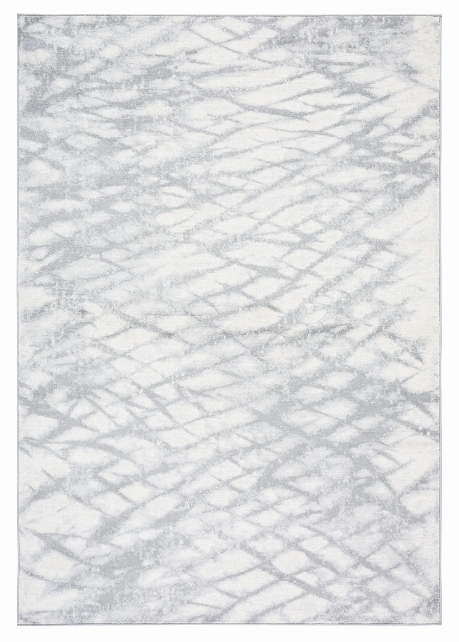 Jasper Distressed Grid Rug