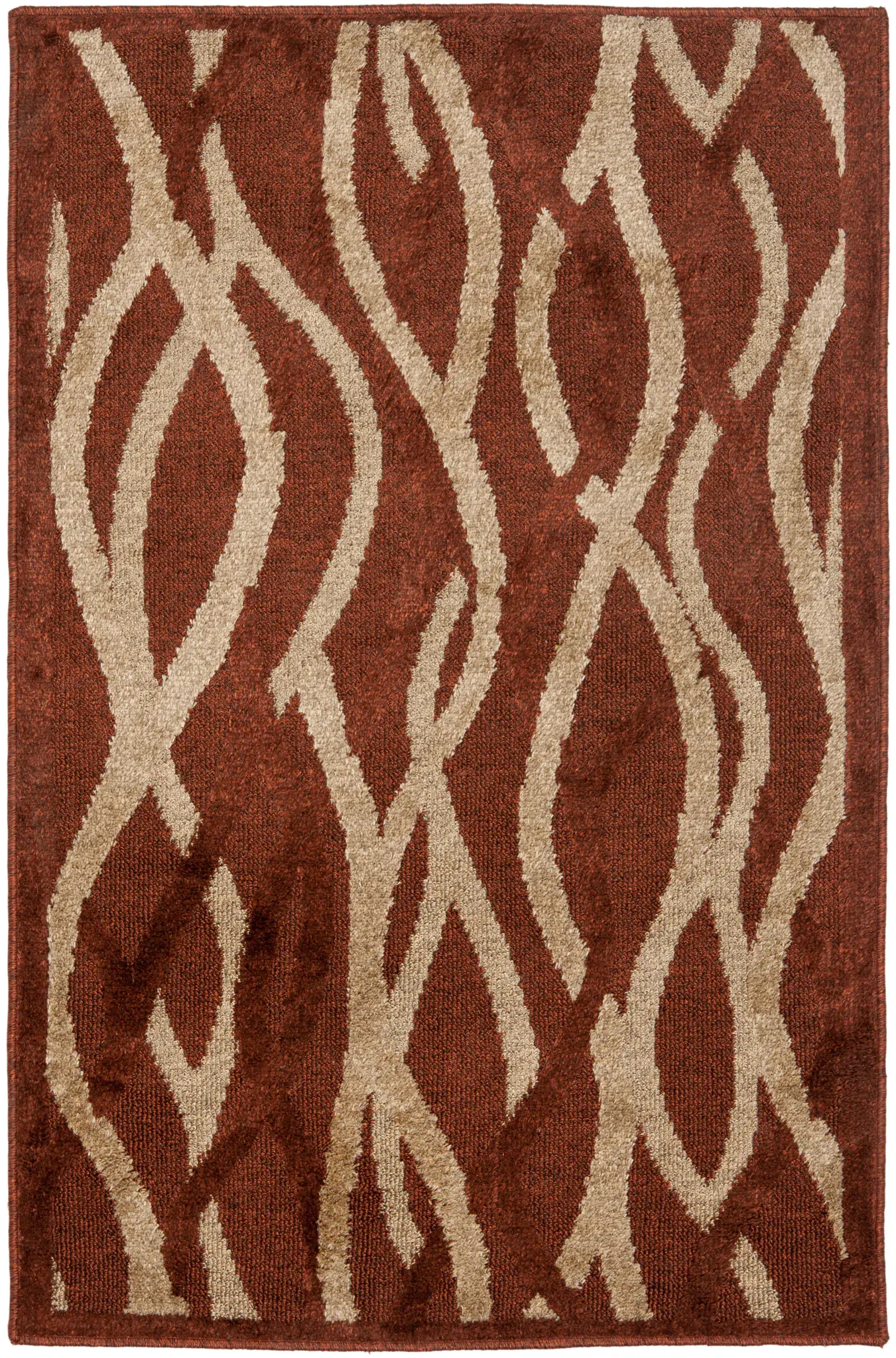 Kashmir Abstract Branch Rug