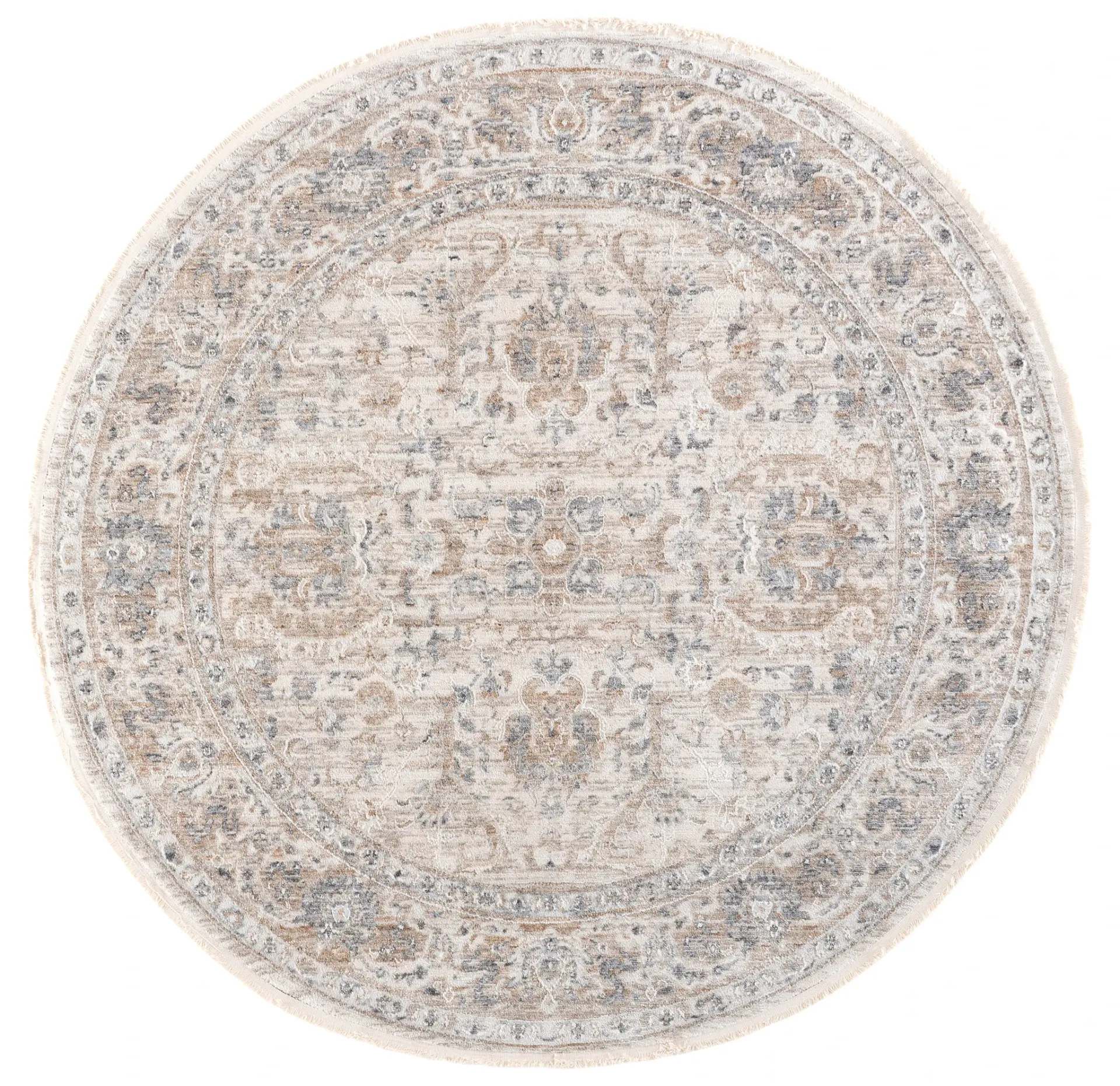Kendal Vintage Medallion Bordered Rug