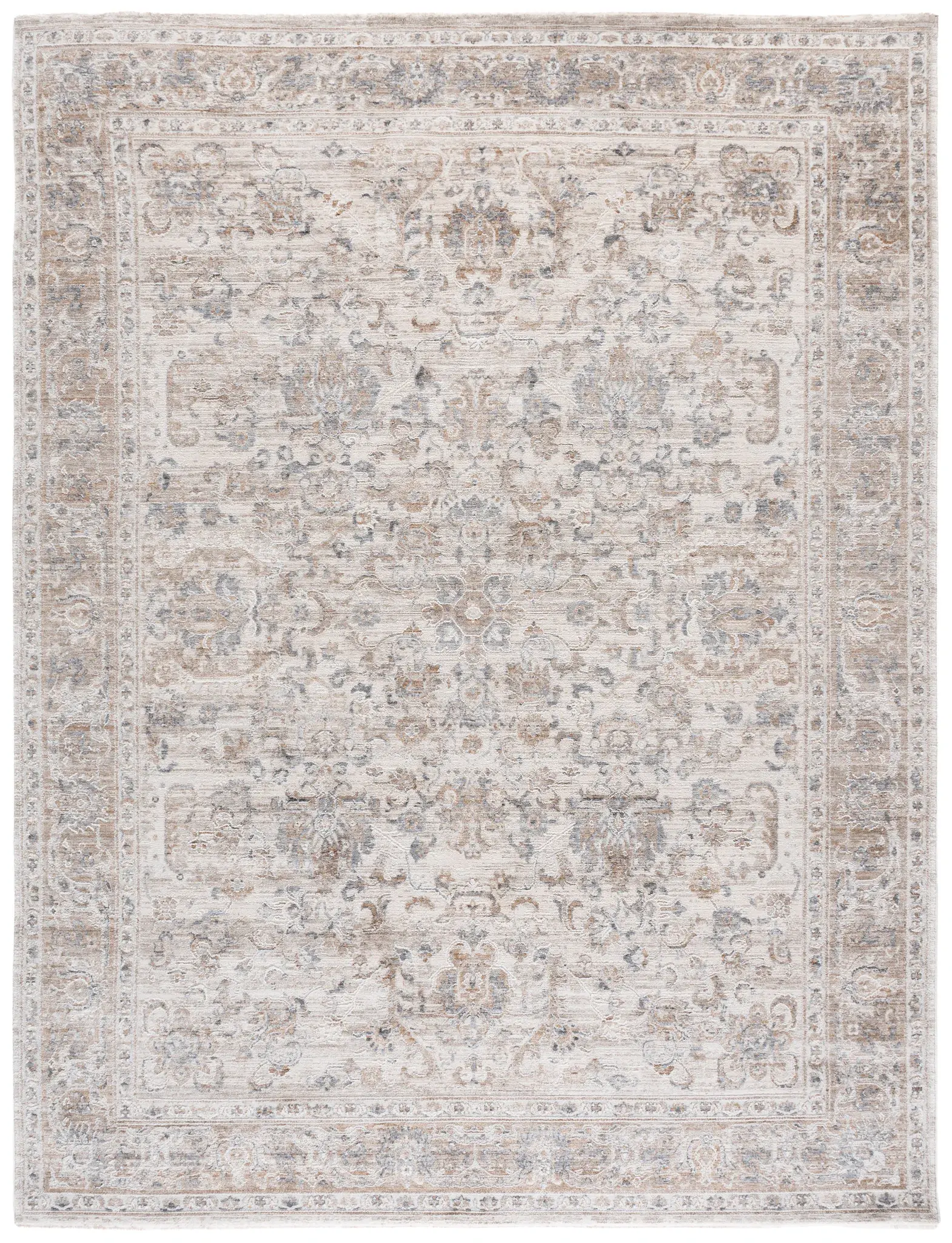 Kendal Vintage Medallion Bordered Rug