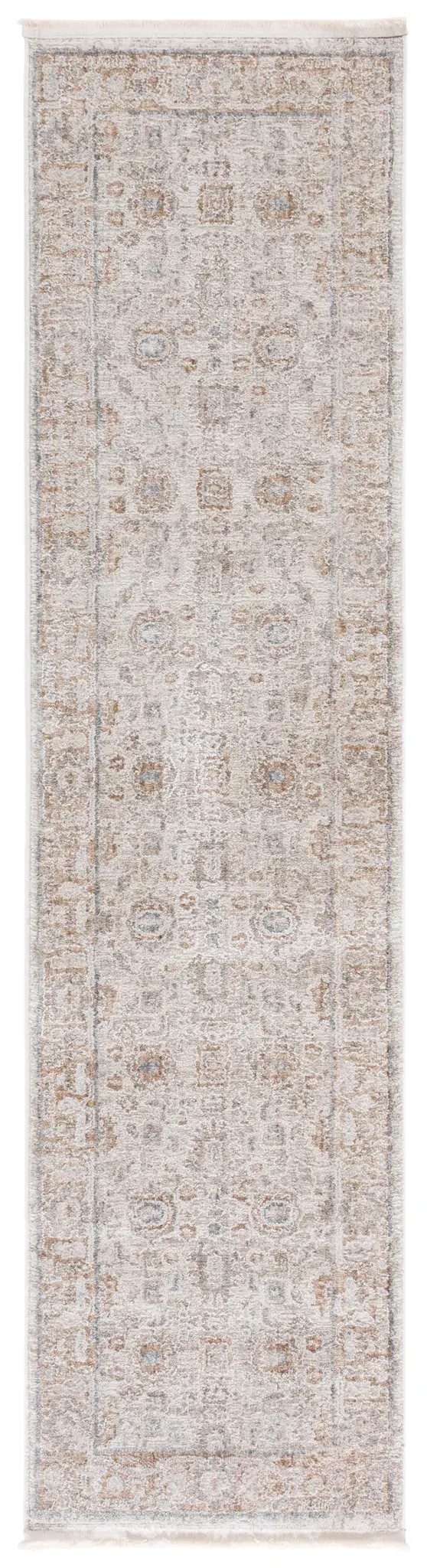 Kendal Amelie Distressed Floral Bordered Rug