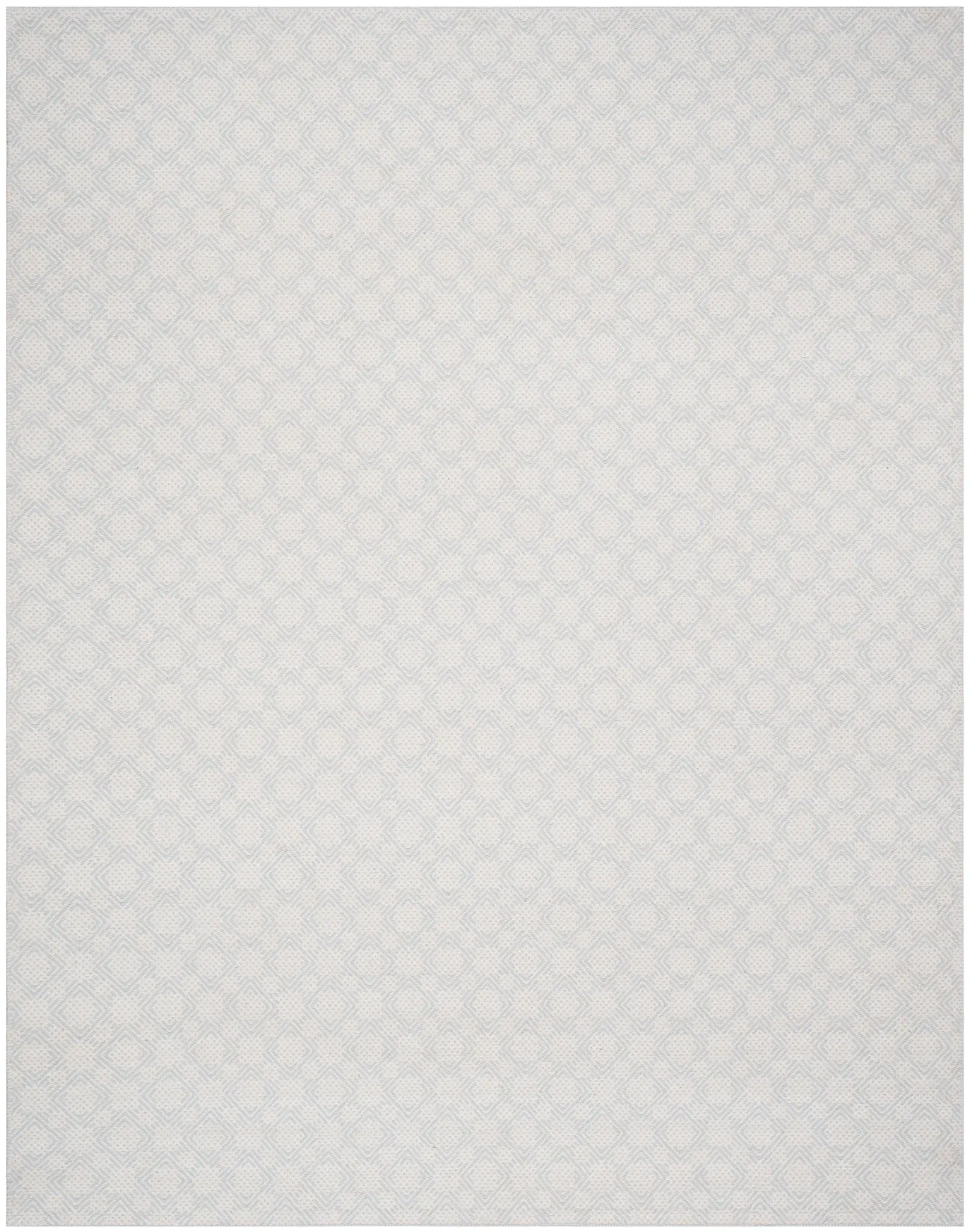 Kilim Cotton Nested Diamond Hand-Woven Rug