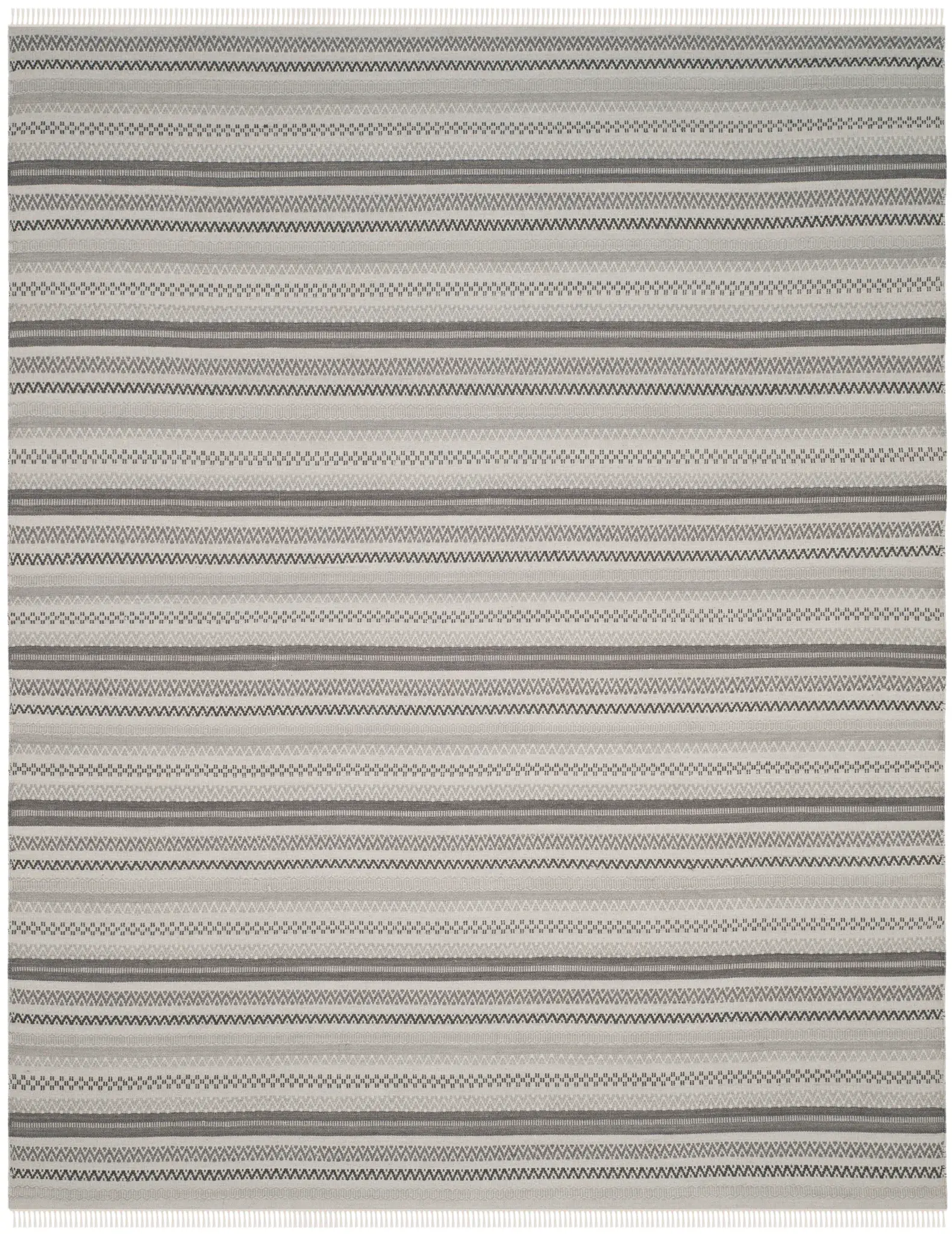 Kilim Kivi Striped Hand-Woven Wool Rug