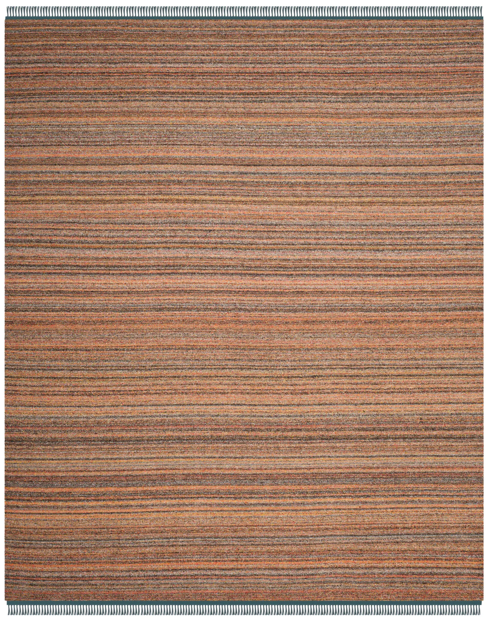 Kilim Variegated Stripe Hand-Woven Rug