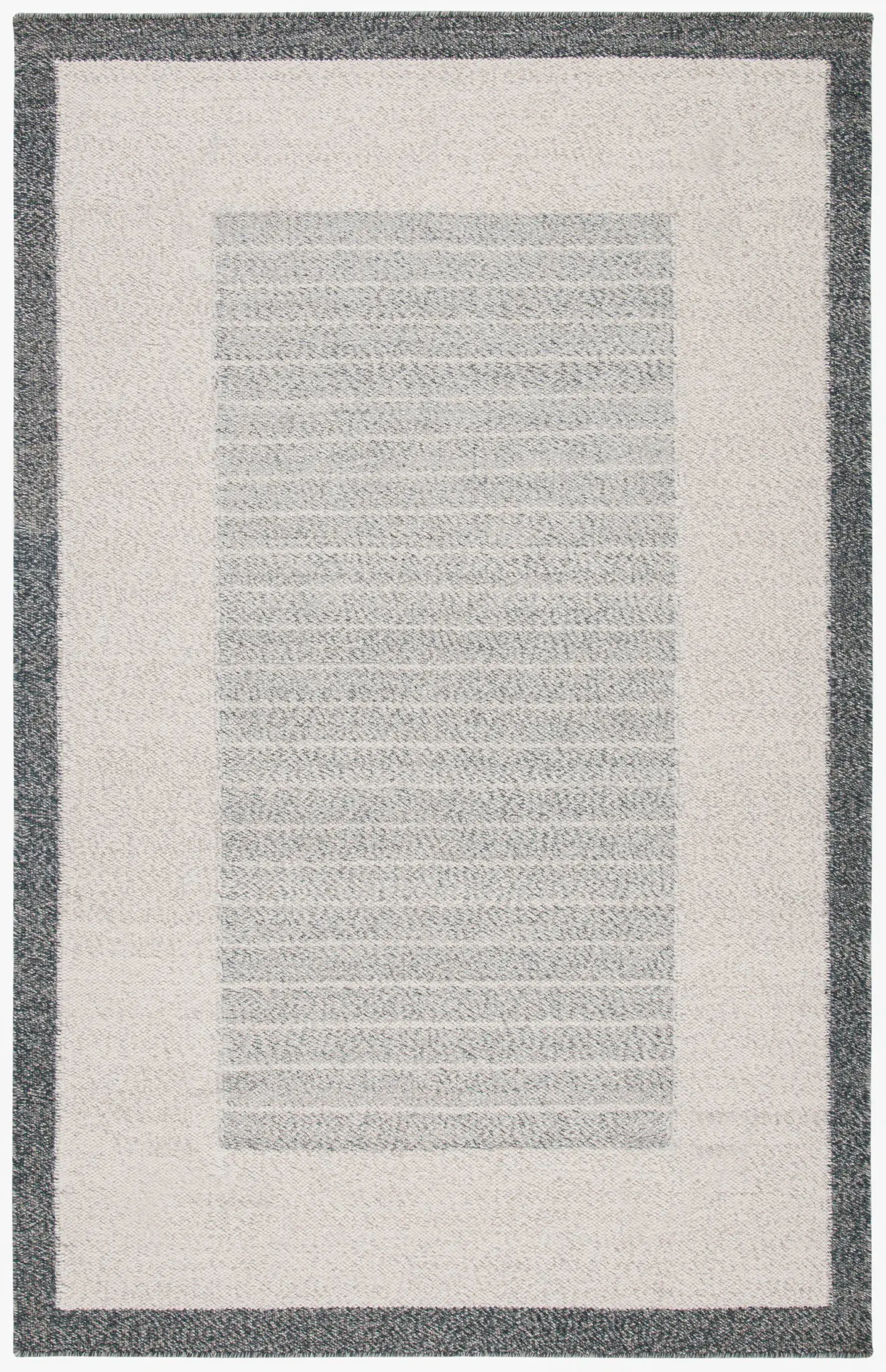 Kilim Block Stripe Flatweave Wool Rug
