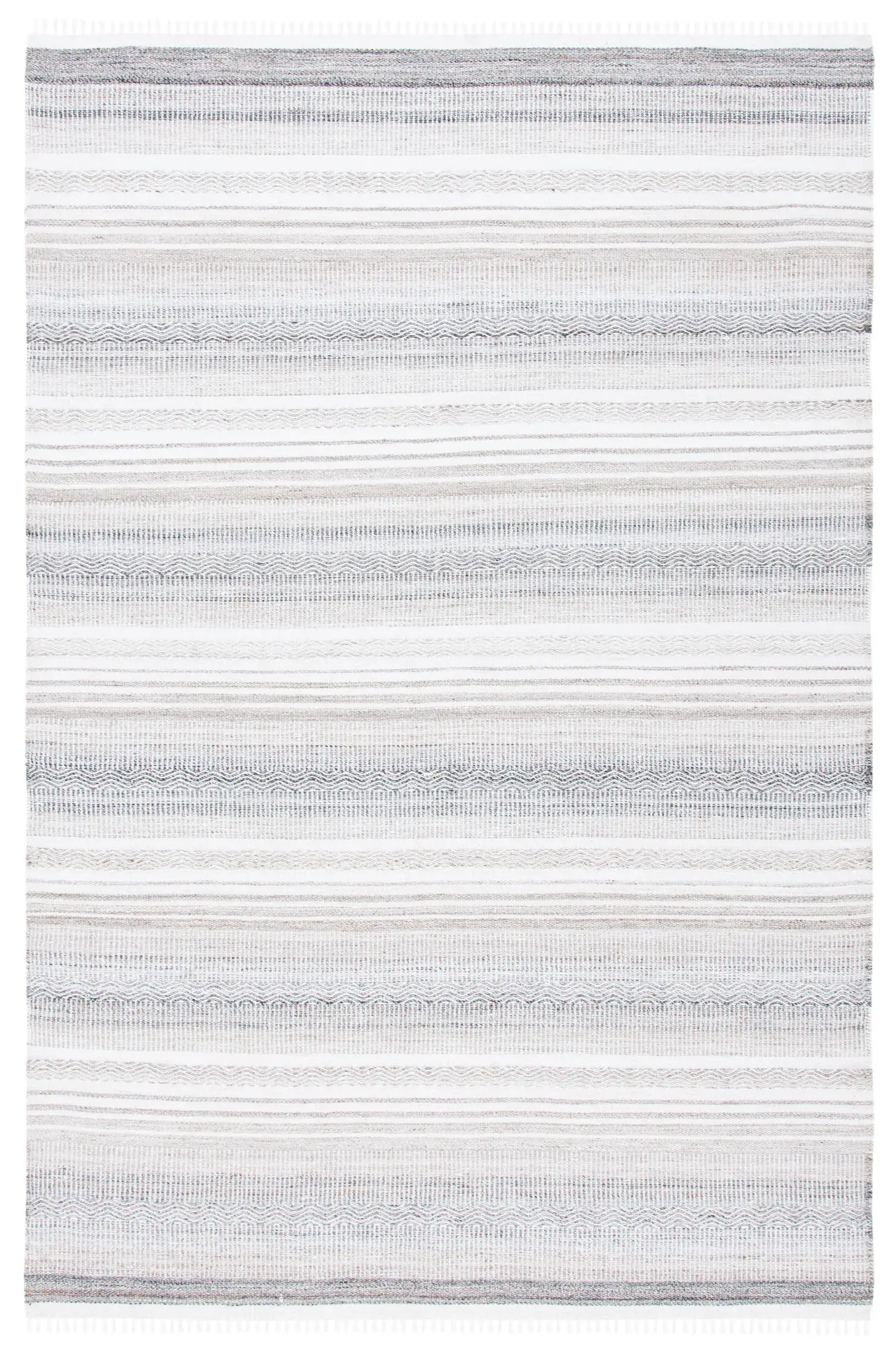 Kilim Striped Chevron Hand-Woven Rug