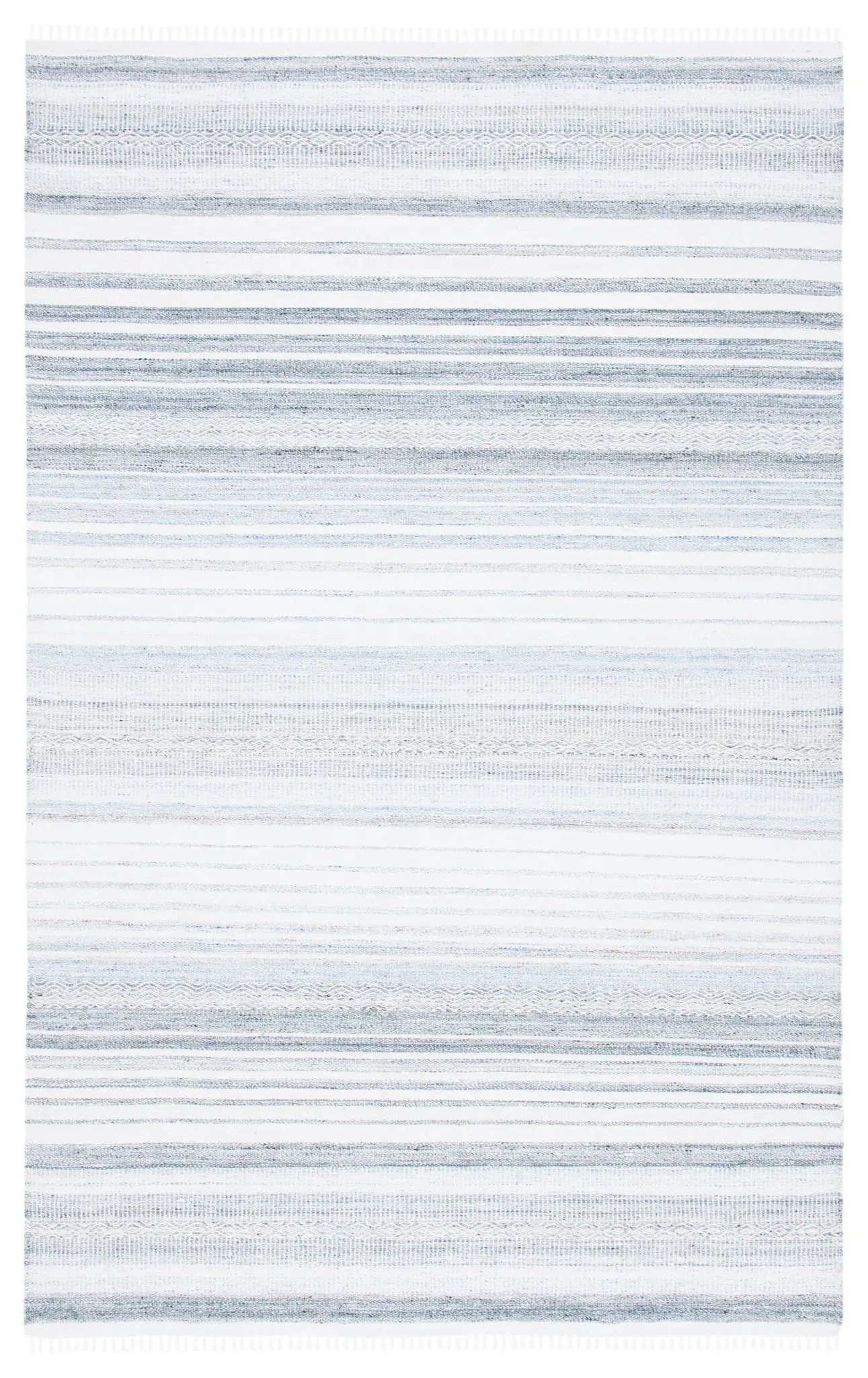 Kilim Banded Chevron Stripe Hand-Woven Rug