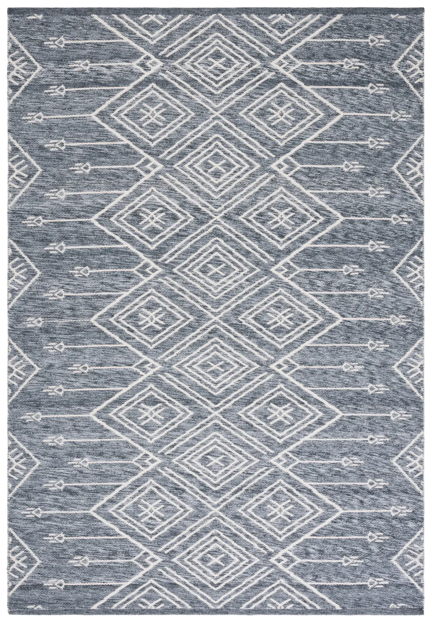 Kilim Nested Diamond Flatweave Rug