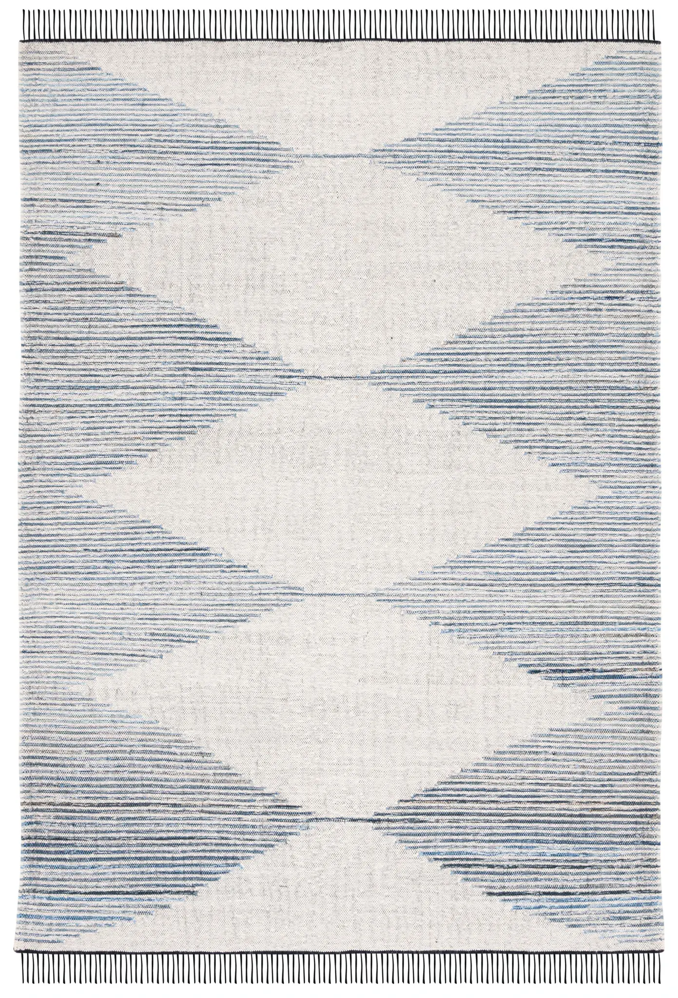 Kilim Striped Diamond Flatweave Rug