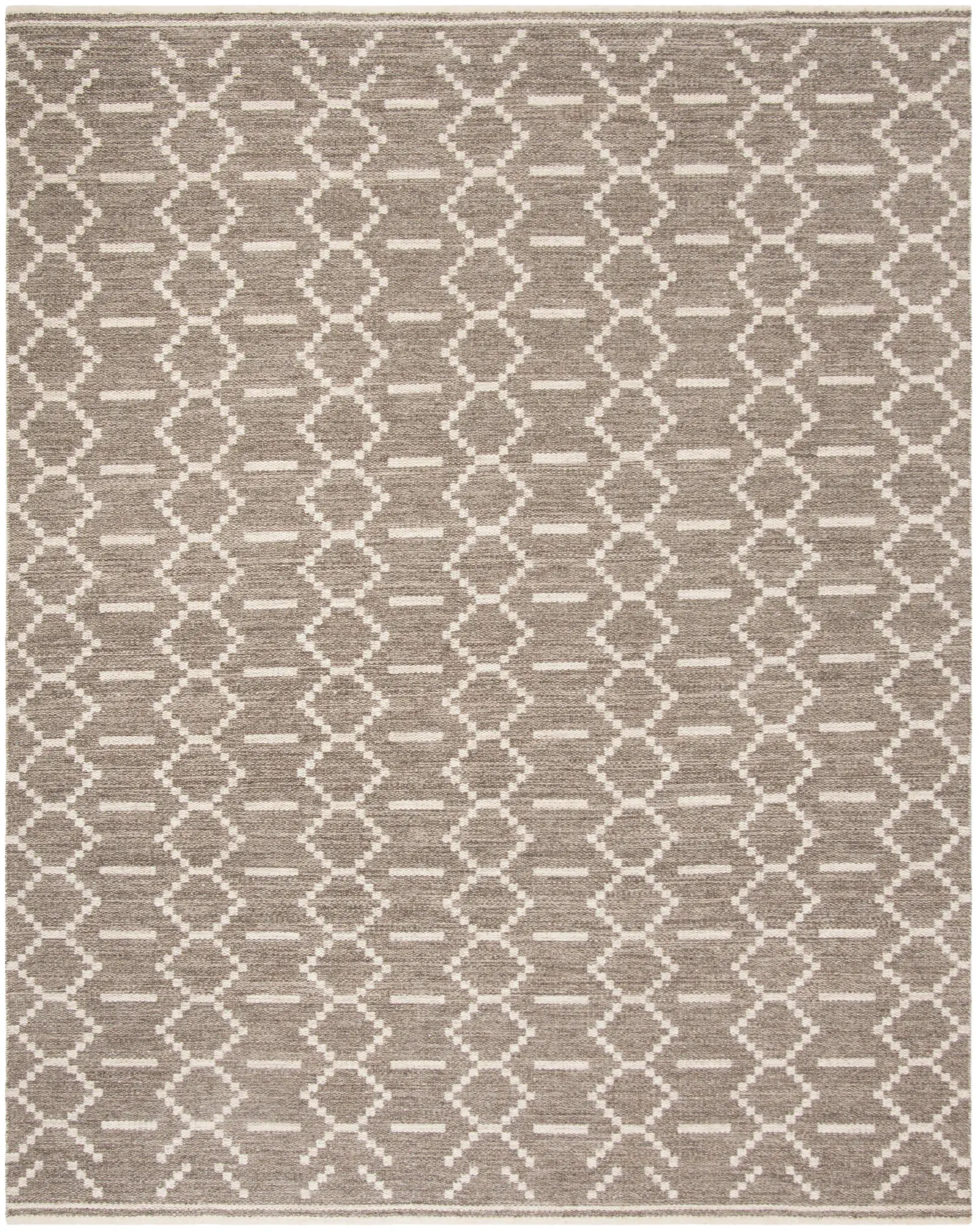 Kilim Diamond Chain Hand-Woven Wool Rug