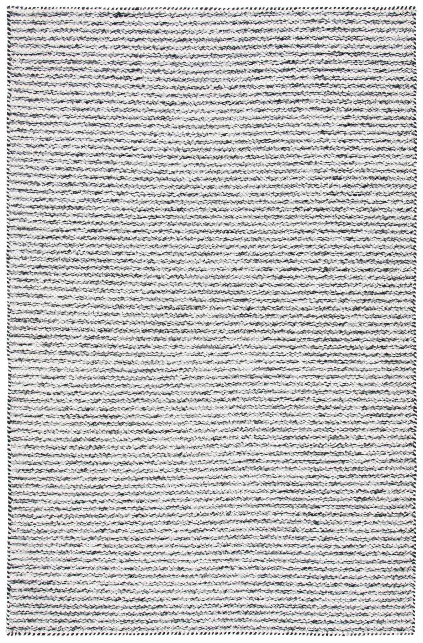 Kilim Mottled Stripe Flatweave Wool Rug