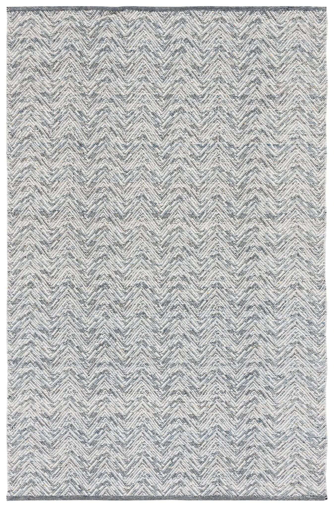 Kilim Chevron Hand-Woven Wool Rug
