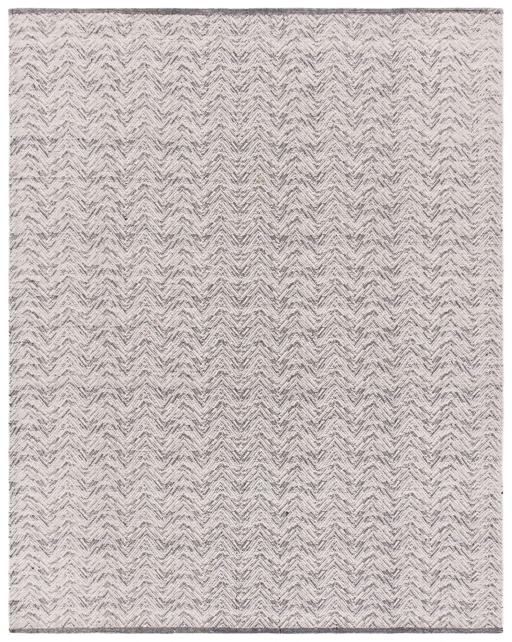 Kilim Chevron Hand-Woven Wool Rug