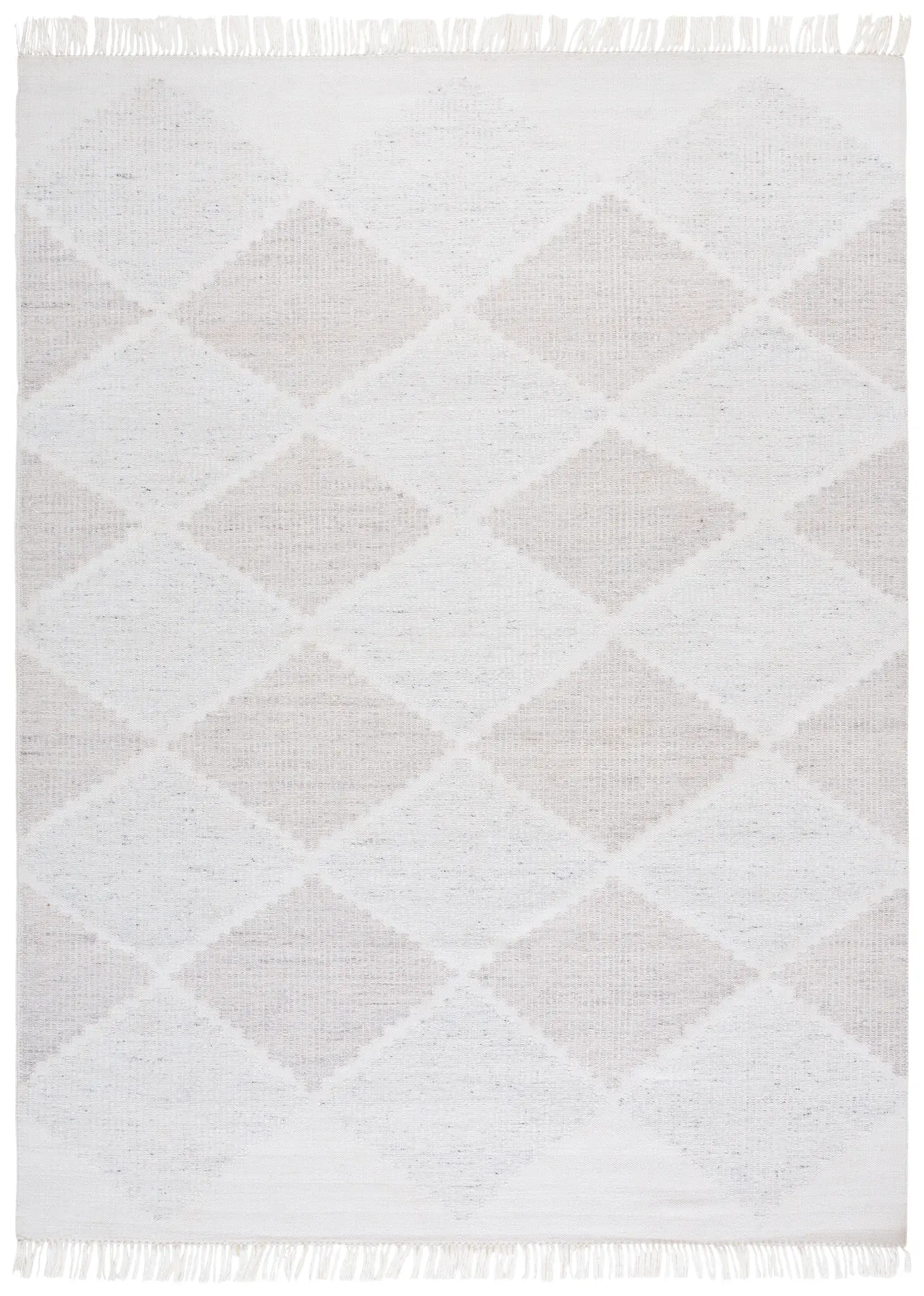 Kilim Harlequin Diamond Hand-Woven Rug